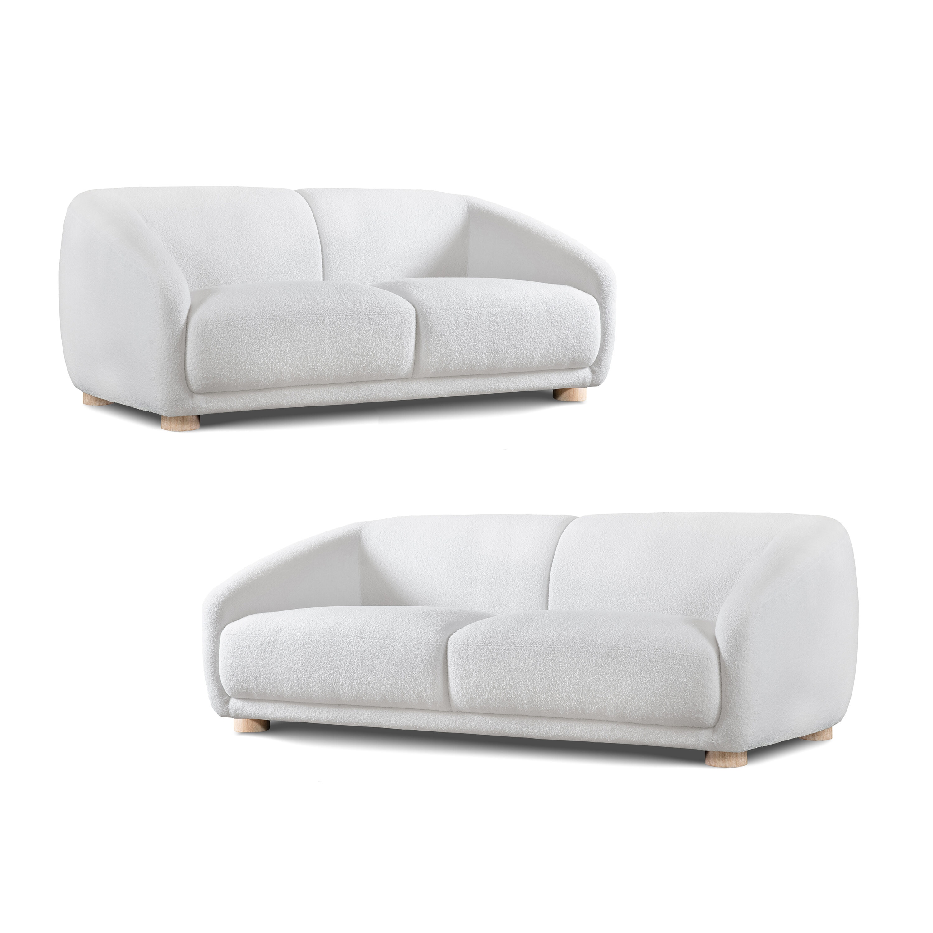 Furniture of America IDF-61006WH-2PC Living-Room-Sets - View #2