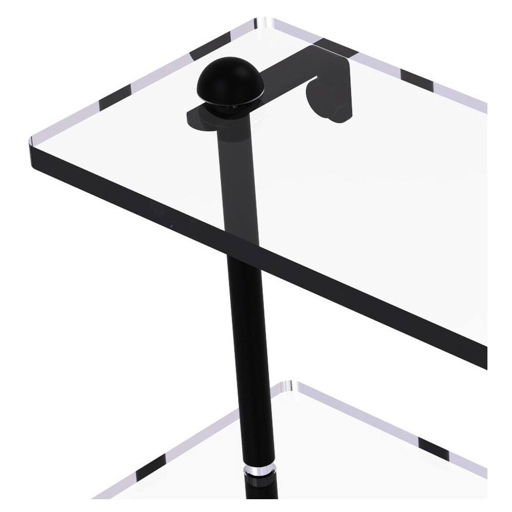 Allied Brass RC-5/16-BKM Bathroom-Shelves - View #2