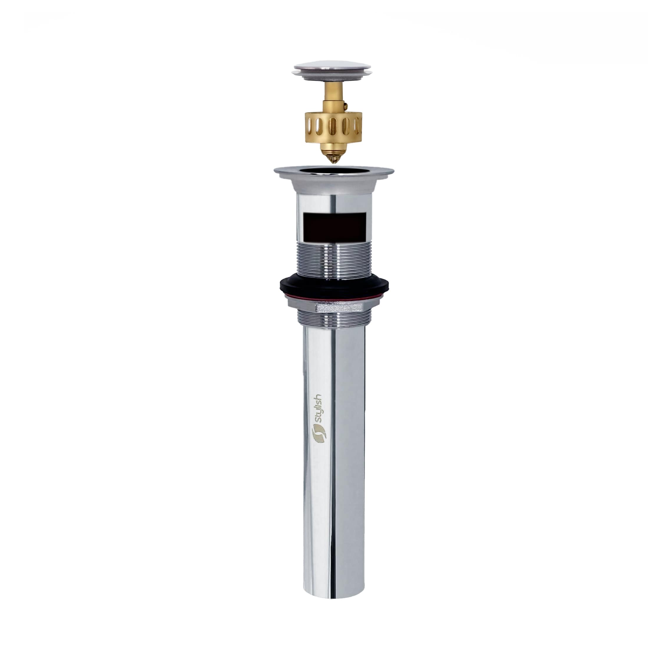 Stylish D-700C Pop-Up Drain Chrome Bathroom Sink pop up drain