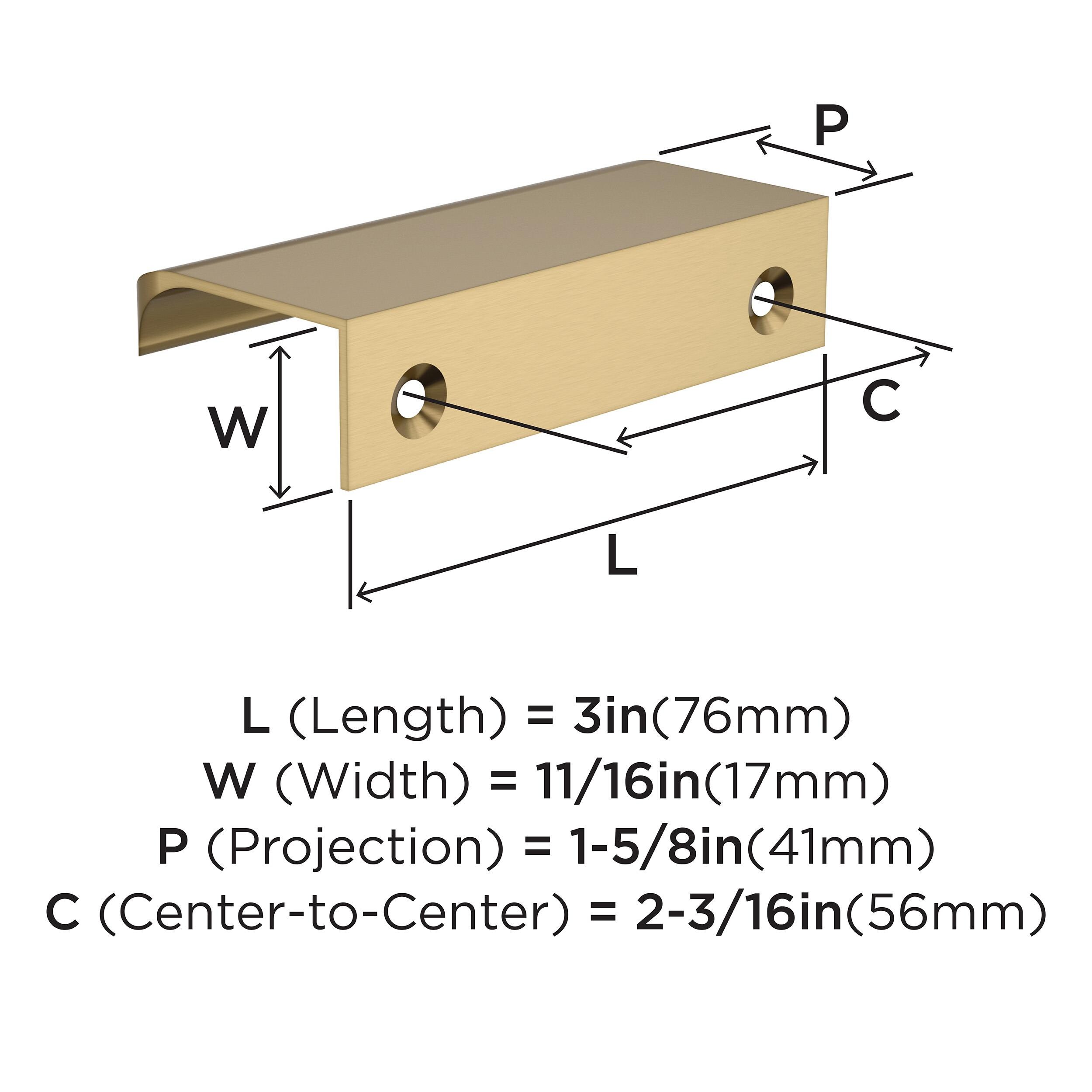 Amerock 10VMP37201CZ Cabinet-Pulls - View #4