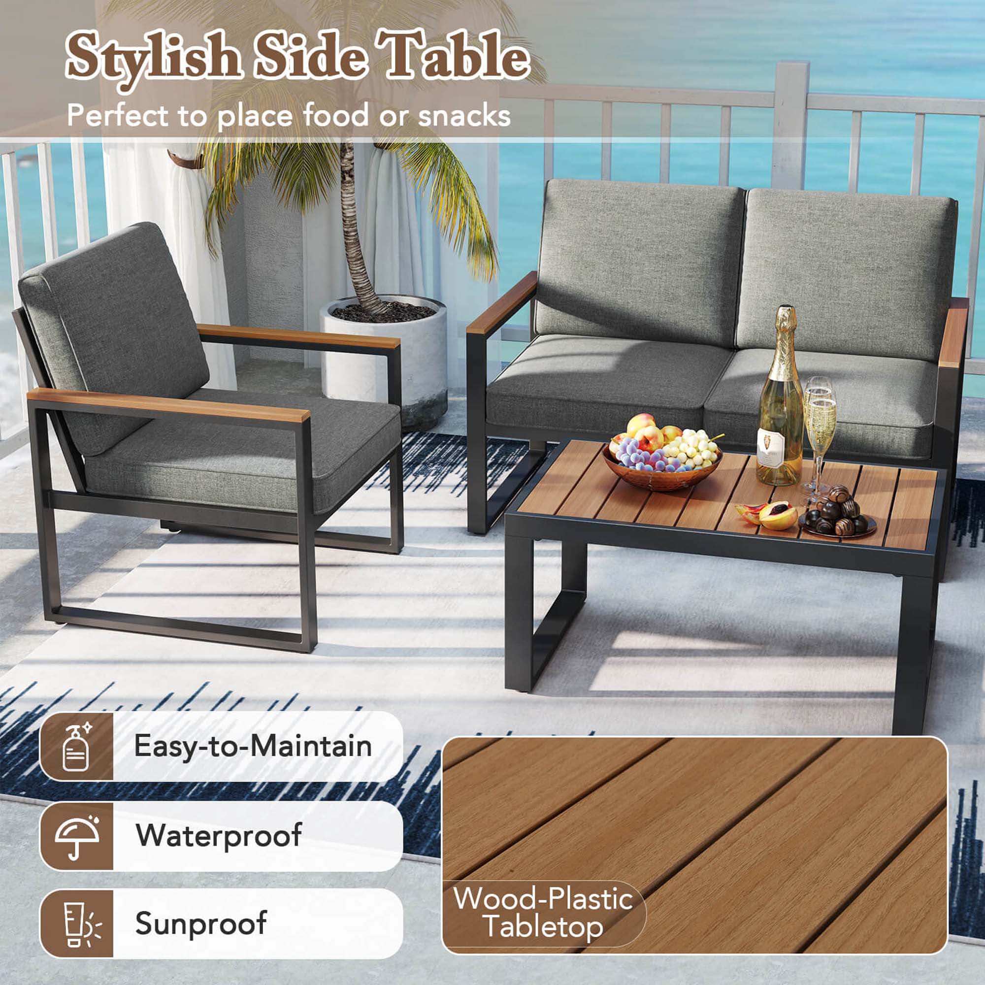 Costway HCST06064 Patio-Conversation-Sets - View #4