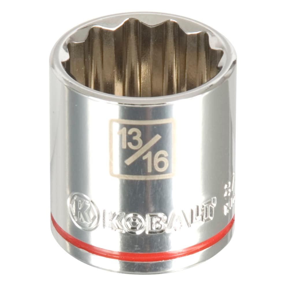 Kobalt 85423 3/8-in Drive Standard (SAE) 13/16-in Shallow Socket
