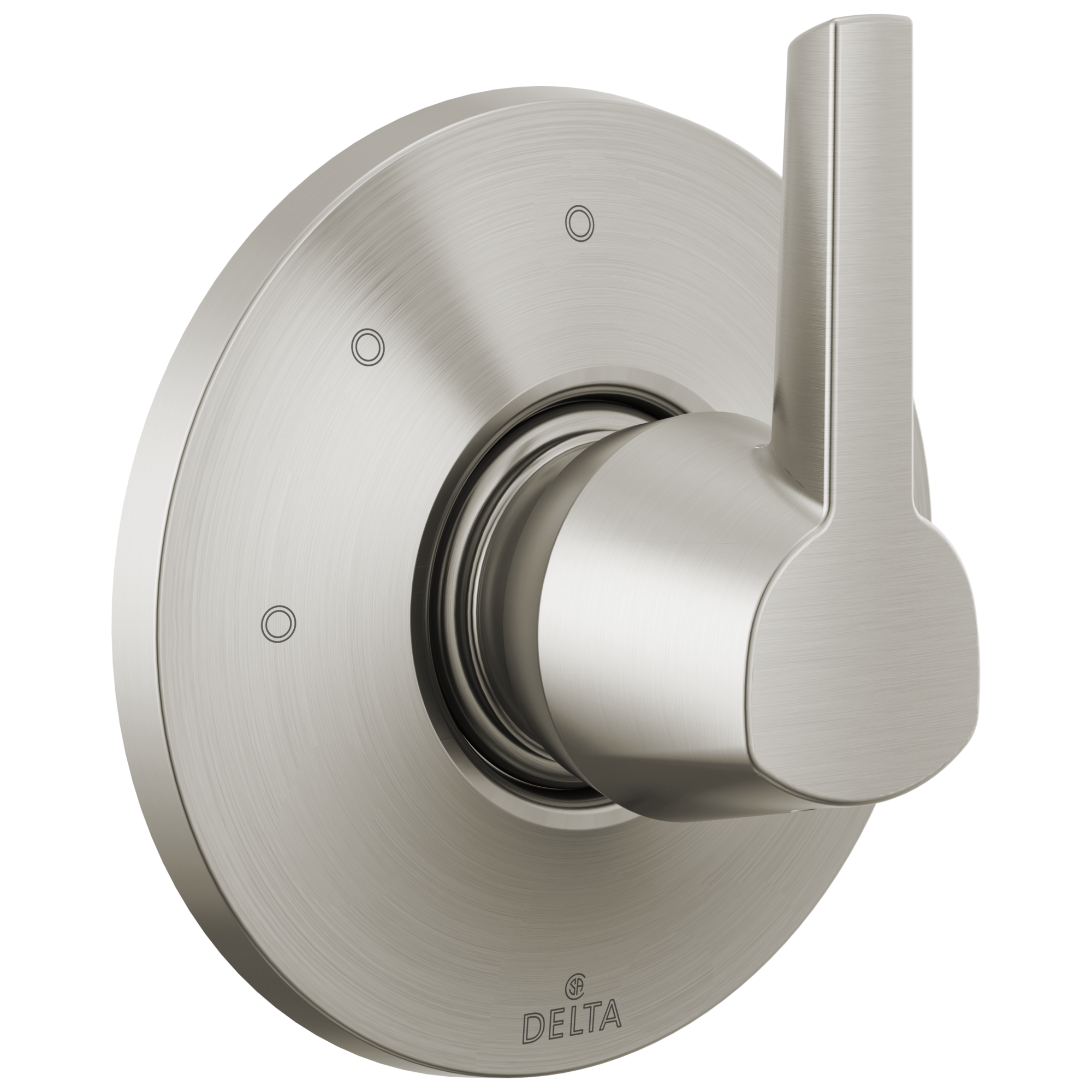 Delta T11871-SS-PR Galeon Lumicoat Stainless 2.375-Inches Universal Bathtub/Shower Diverter 0.5-Inches -ID