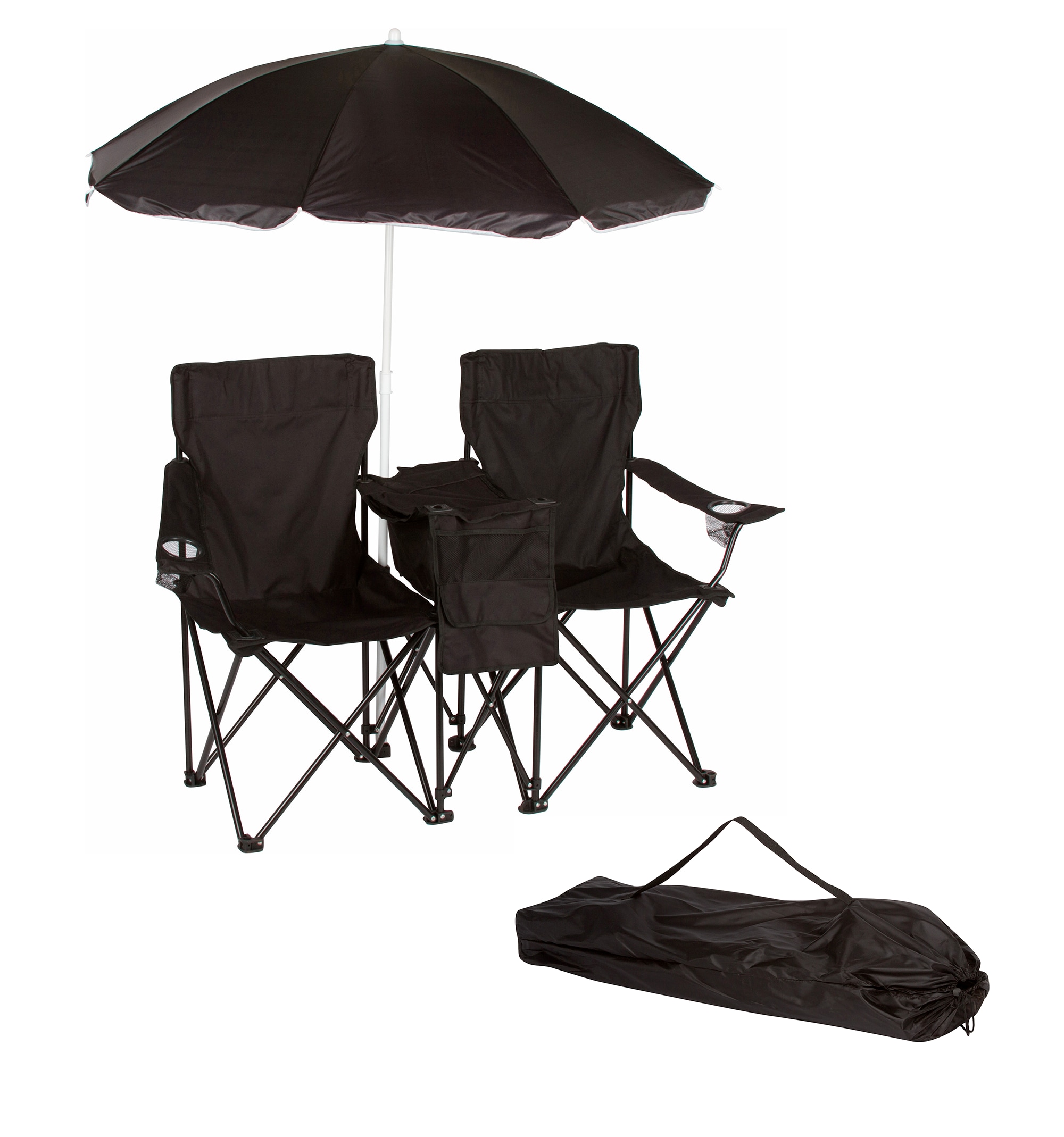 Folding Camping Chair With Canopy For Outdoor Garden Fishing Beach Sunshade Set 