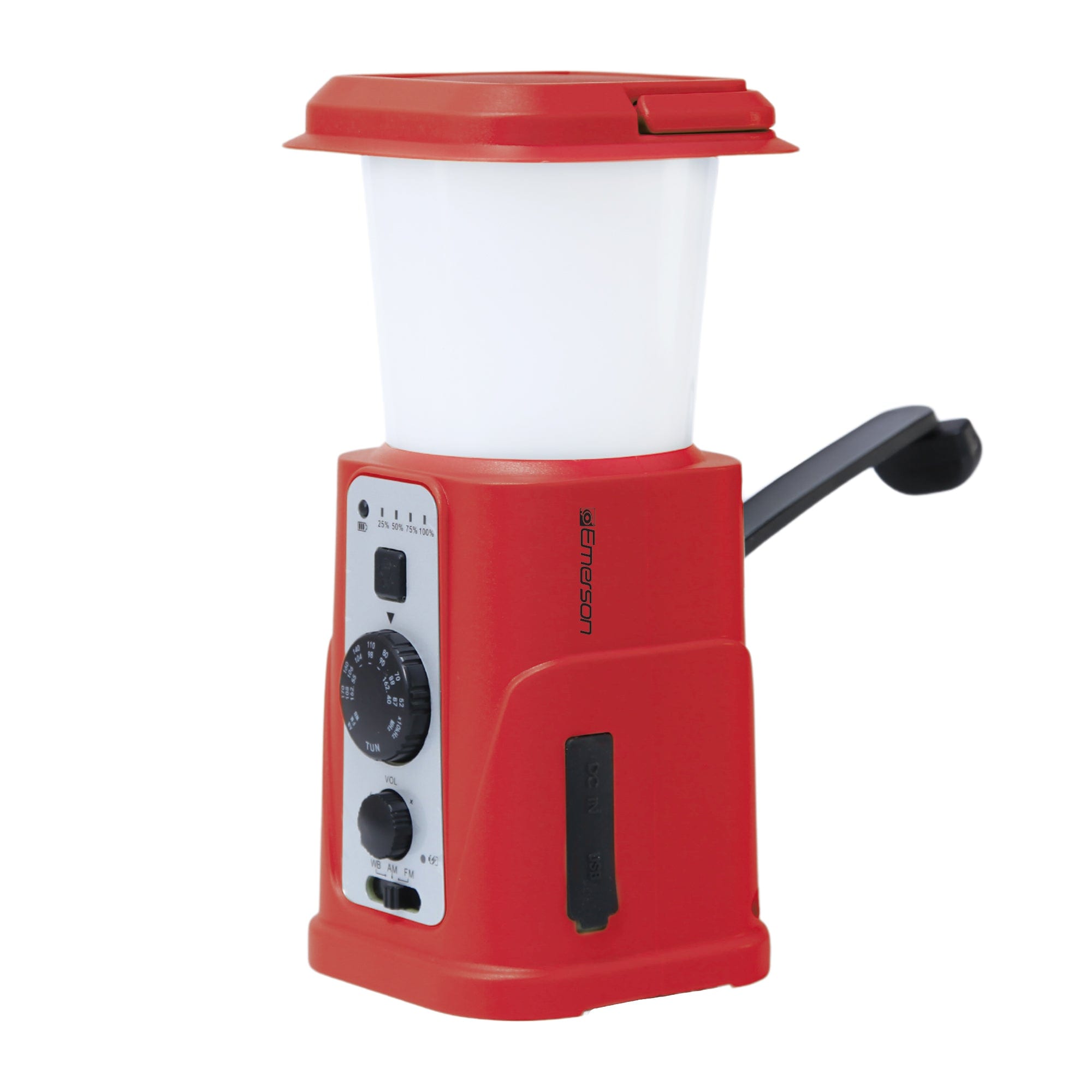 Naxa Emergency Solar Radio Lantern with Dynamo Hand-Crank Generator
