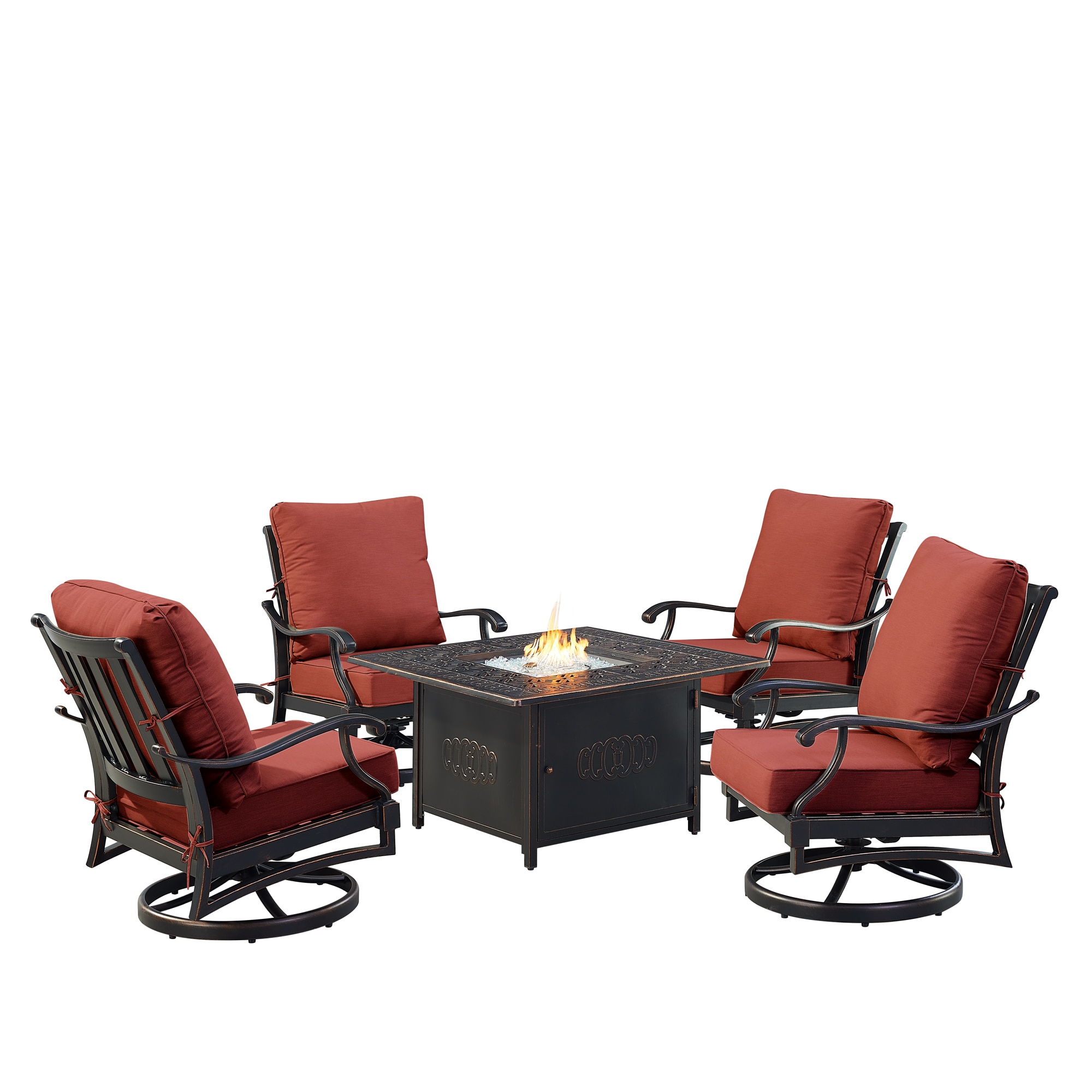 Oakland Living SHAO4CHRONINRDCUA Patio-Conversation-Sets - View #2