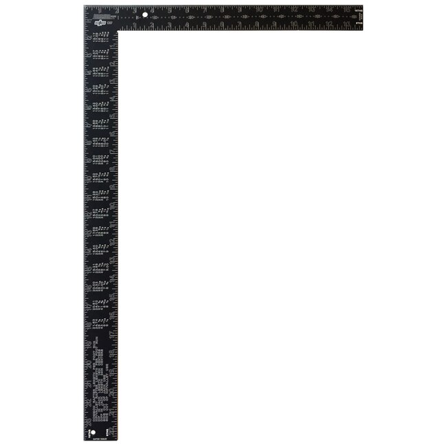 16" x 24" Easy Read Steel Framing Square Ruler Carpenter Measuring Lay Out Tool