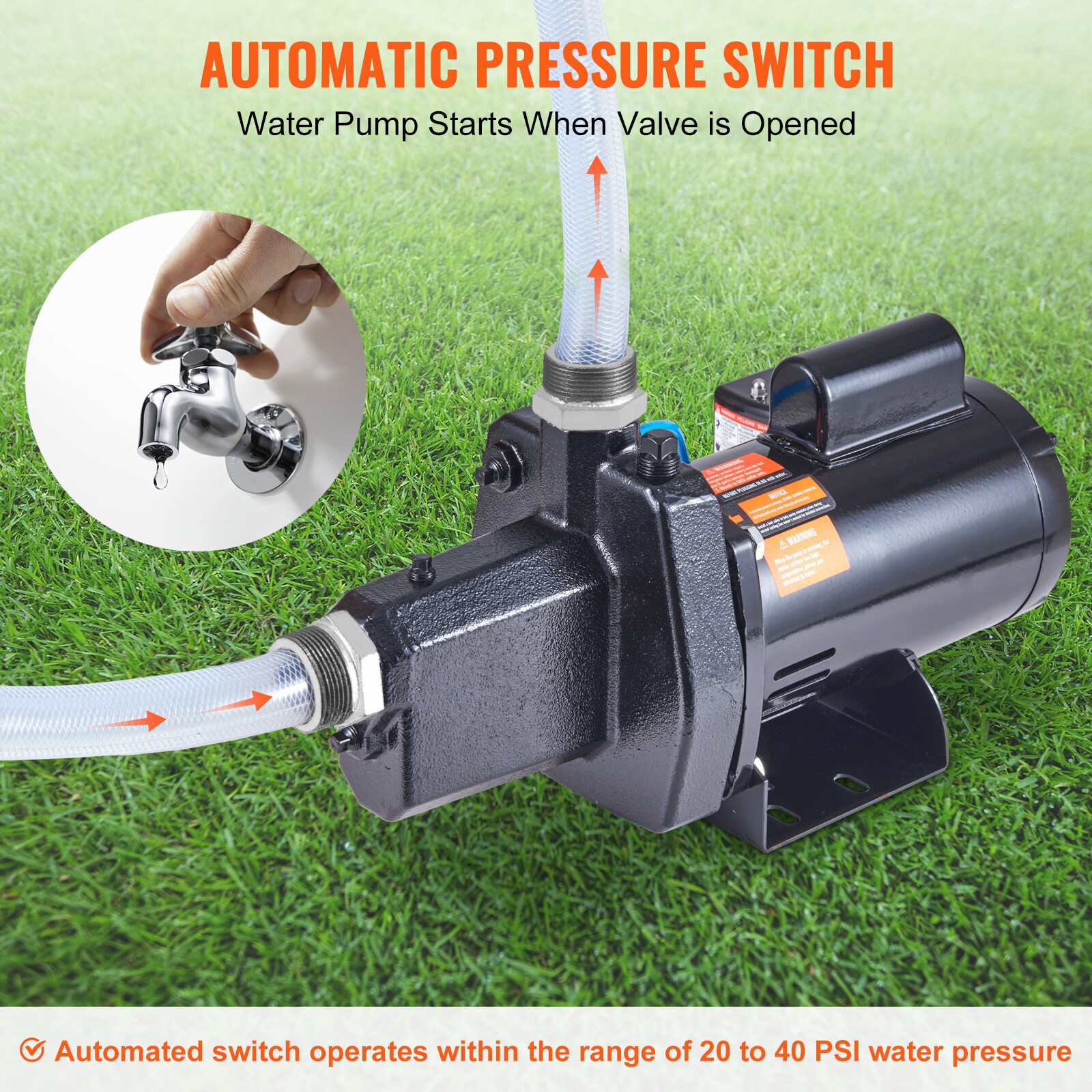 VEVOR SCSSBZT15HP001133V5 pumps - View #3