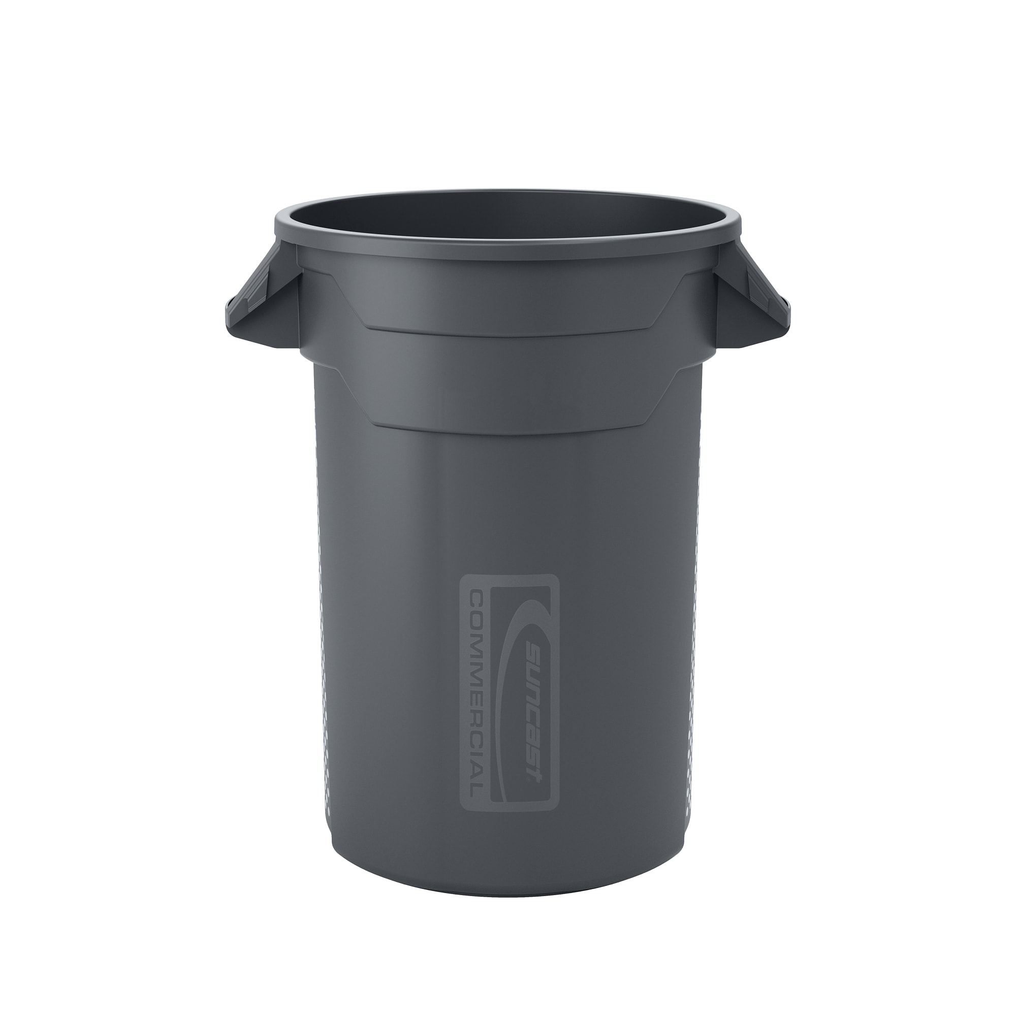 Suncast TCU32BNDL15PK 32 Gallon Gray Resin Indoor/Outdoor Kitchen Detached Lid Trash Can