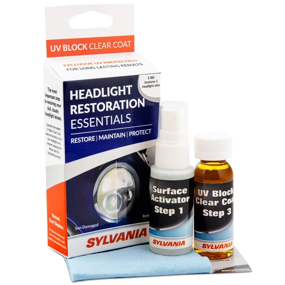 SYLVANIA HRE.BX UV Block Clear Coat Kit for Headlight Protection