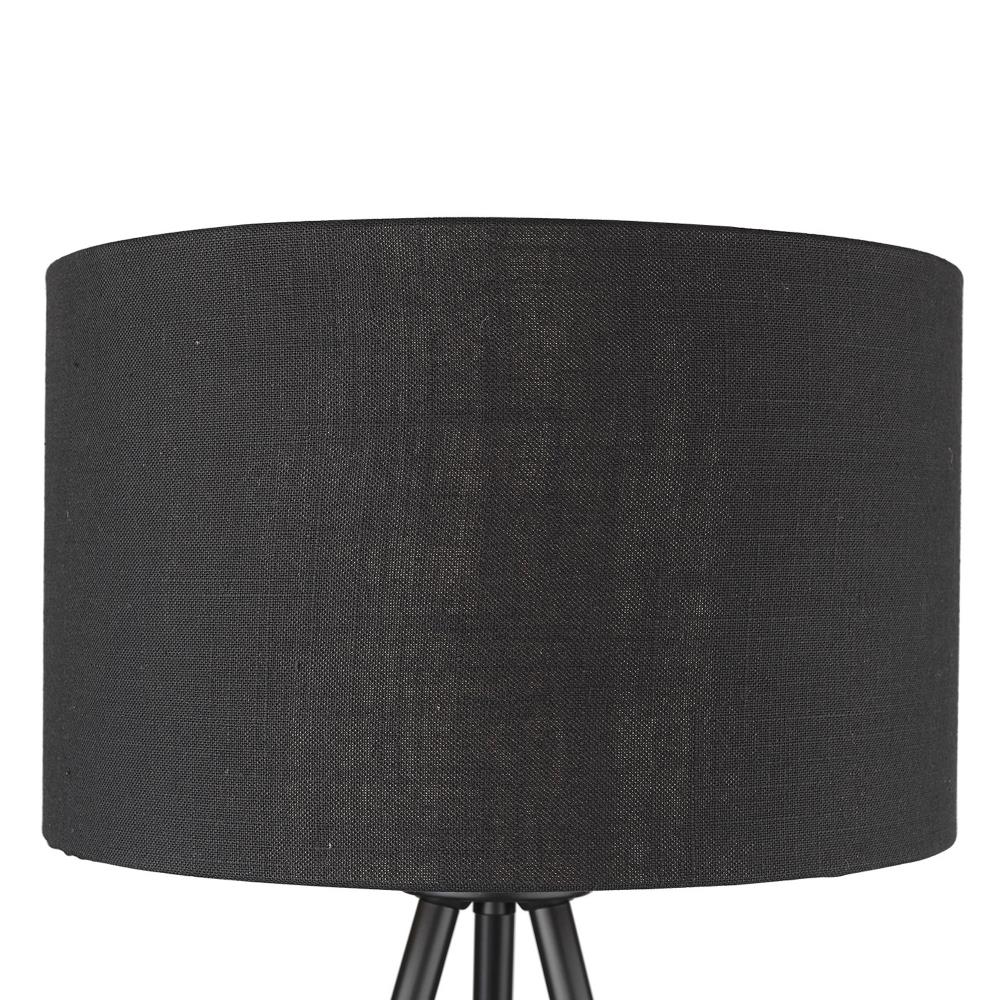 Trend Lighting Morenci 21.75-in Matte Black Table Lamp with Fabric ...