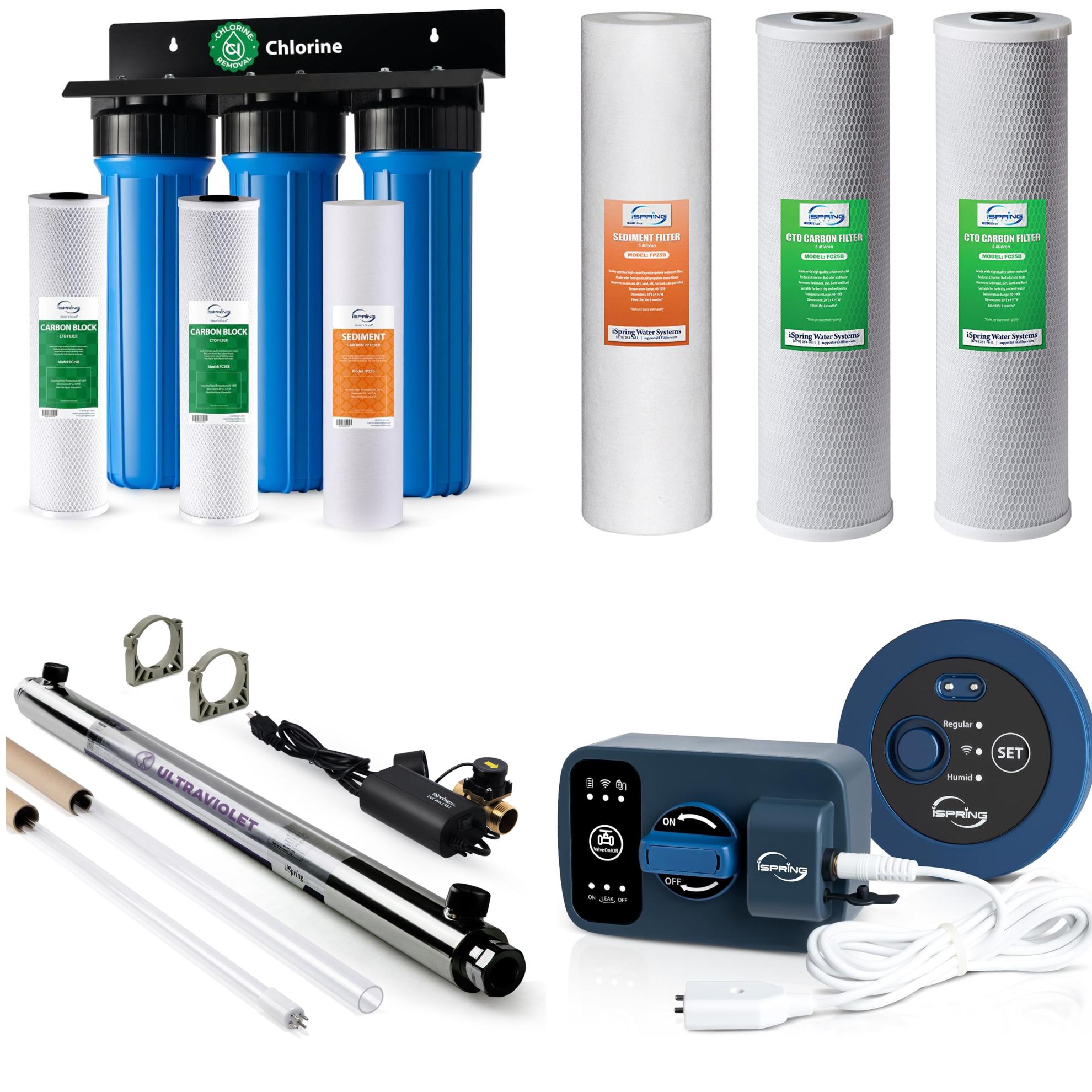 iSpring Whole House Water Filtration Kit