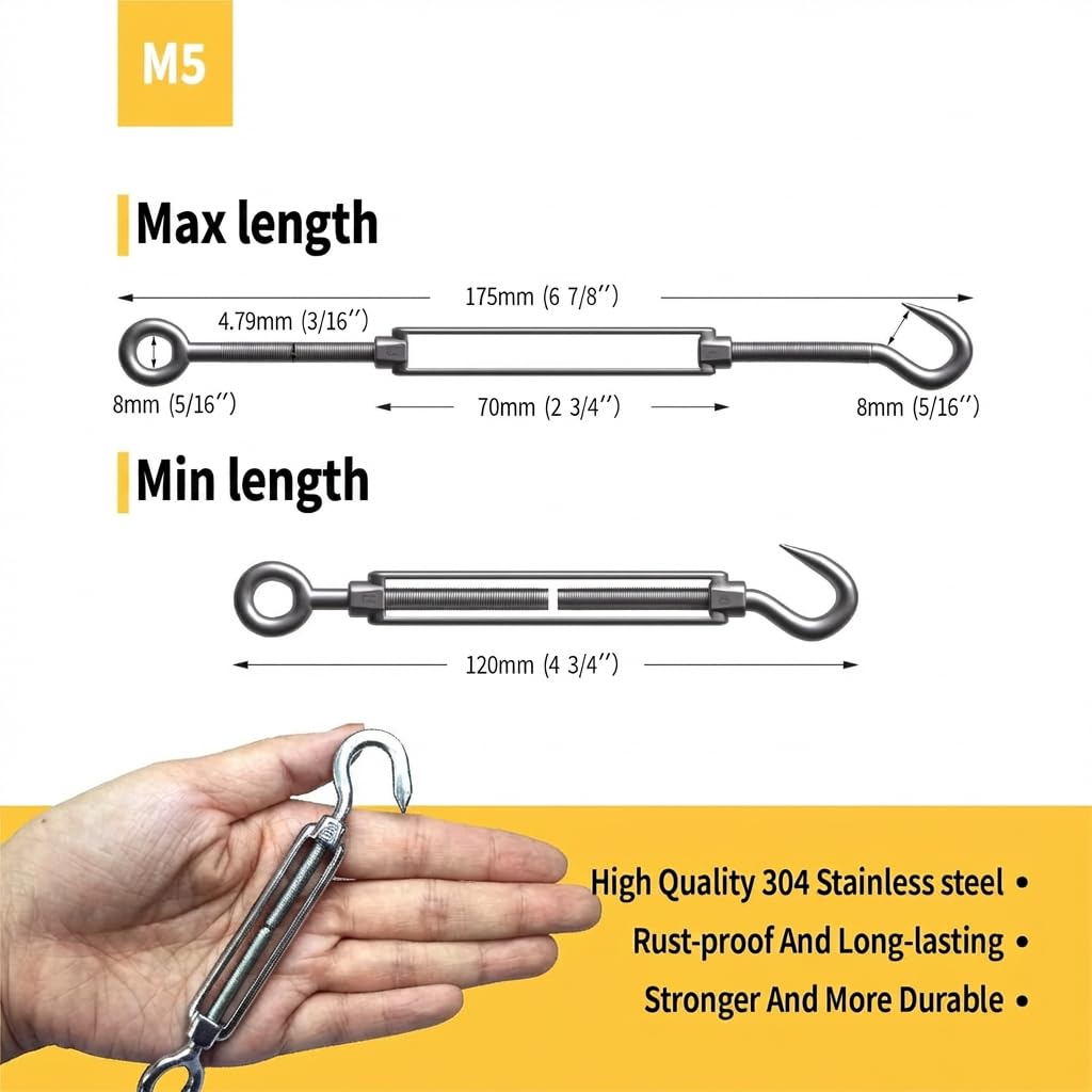 Justincity LJT0727J065 turnbuckles - View #2