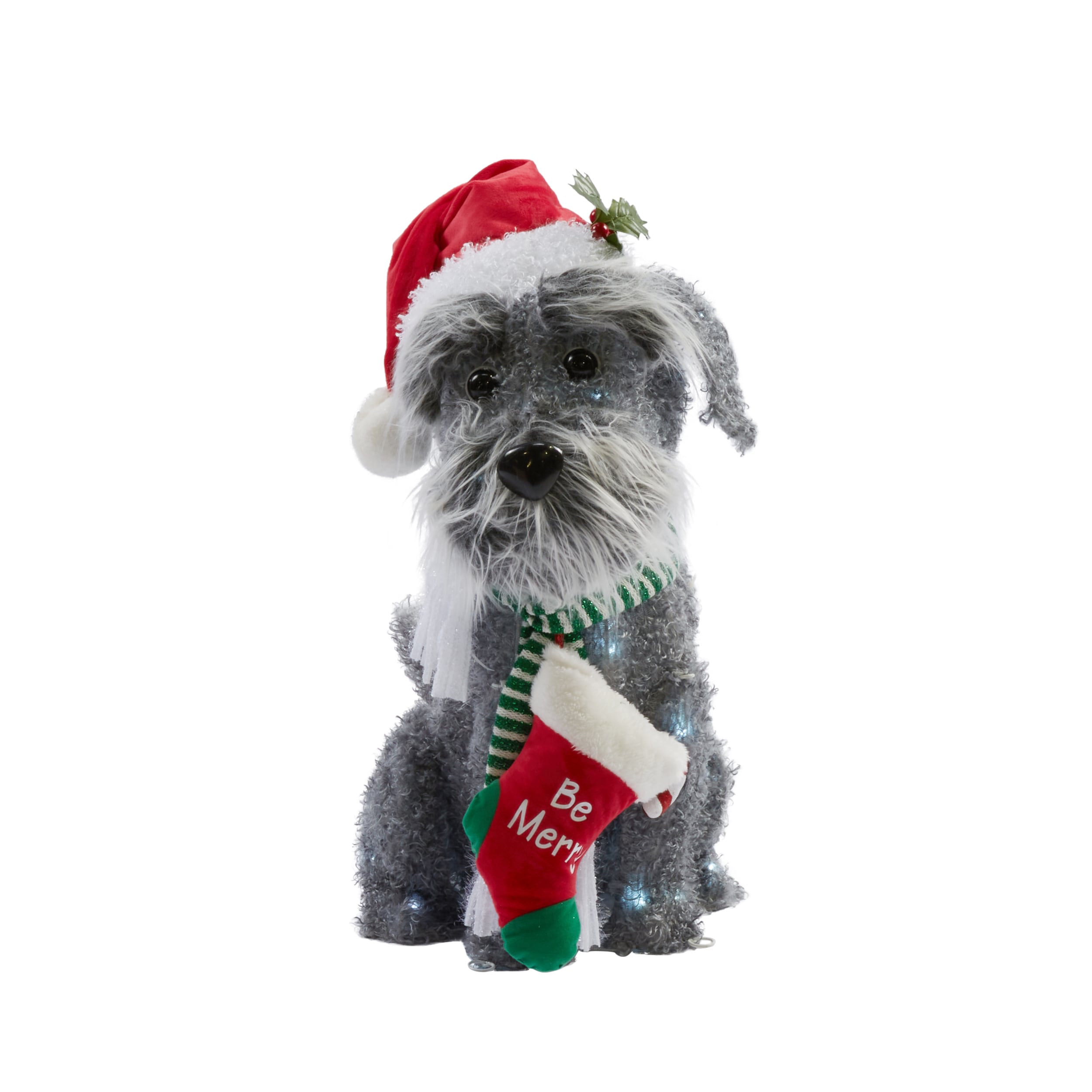 Holiday Living 2-ft LED Schnauzer Dog Decoration LW22-OD01 at Lowes.com