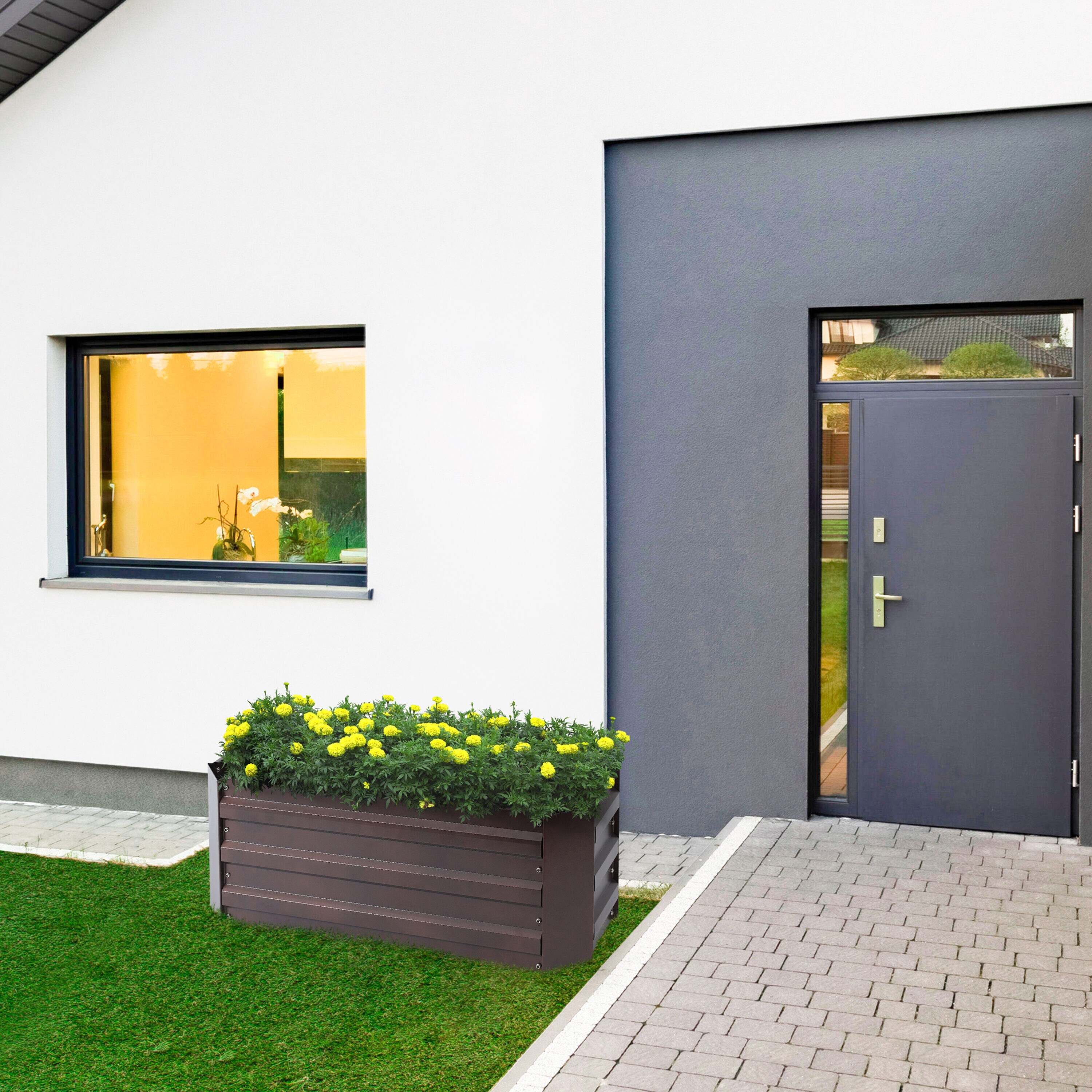LuxenHome WHPL915 Raised-Garden-Beds - View #5