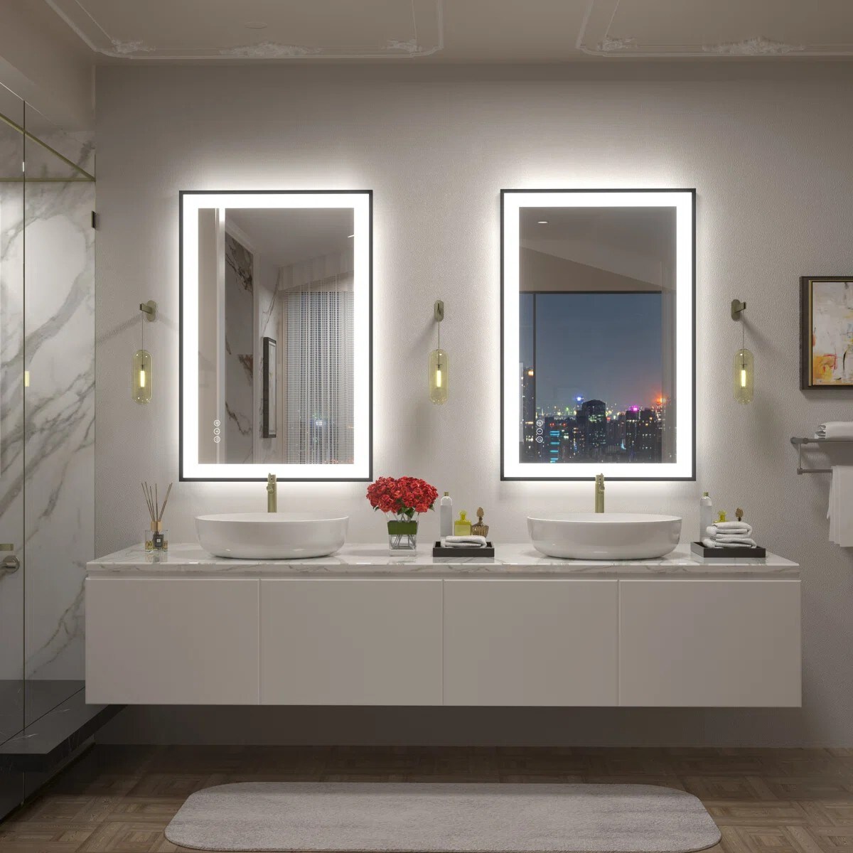 Blisstyle RSPNGRTUM Framed-Bath-Mirrors - View #4