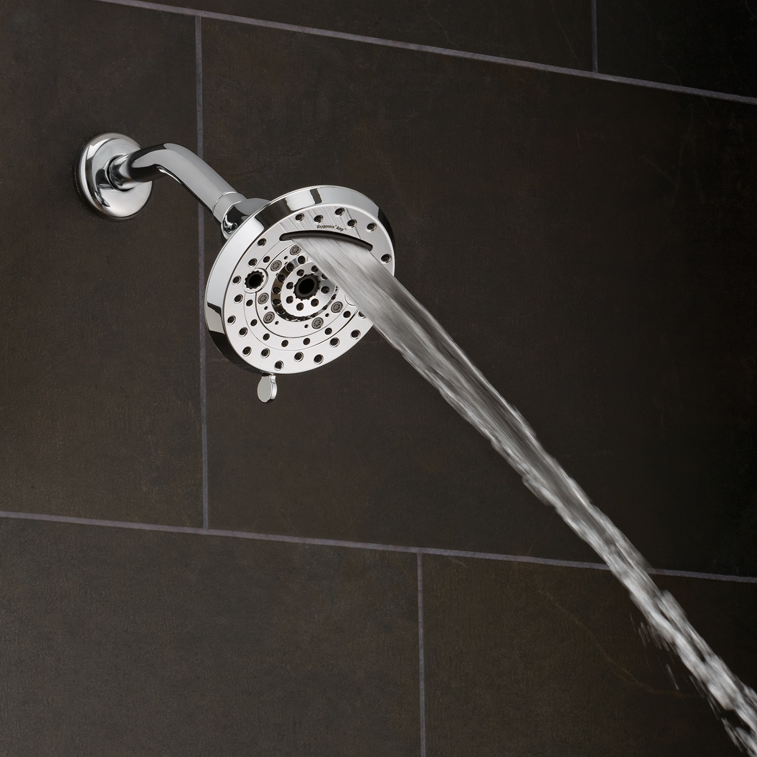 Amp Polished Chrome 5-Inch Wall Mounted Shower Head