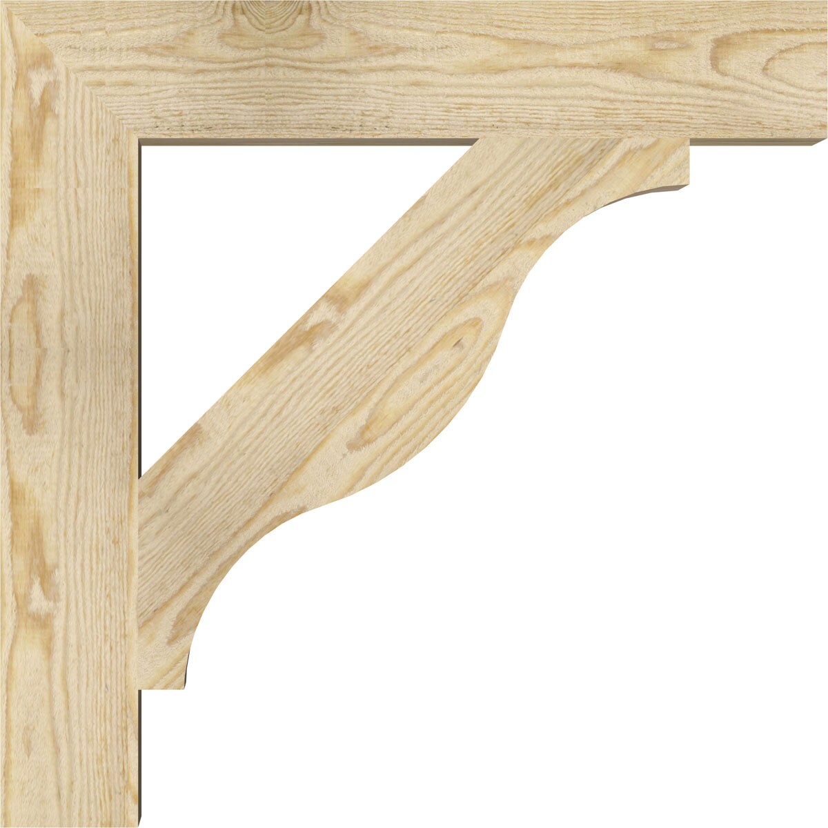 Ekena Millwork BKT04X24X24FST05RDF Exterior-Brackets-Braces - View #3