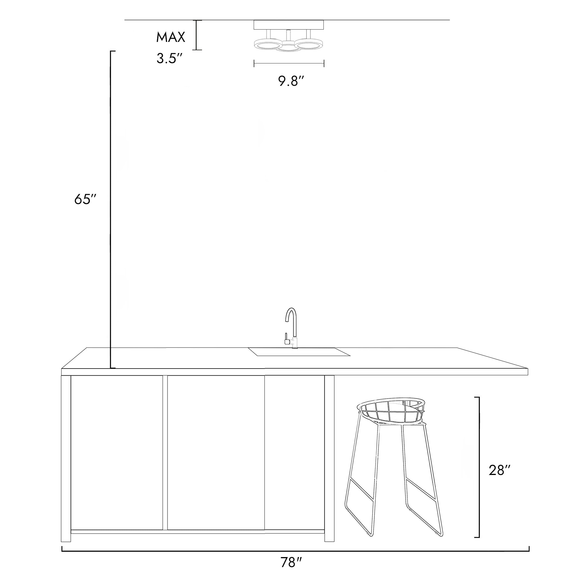 ZEVNI L3EEUQA3W4656SN7 flushmounts - View #7
