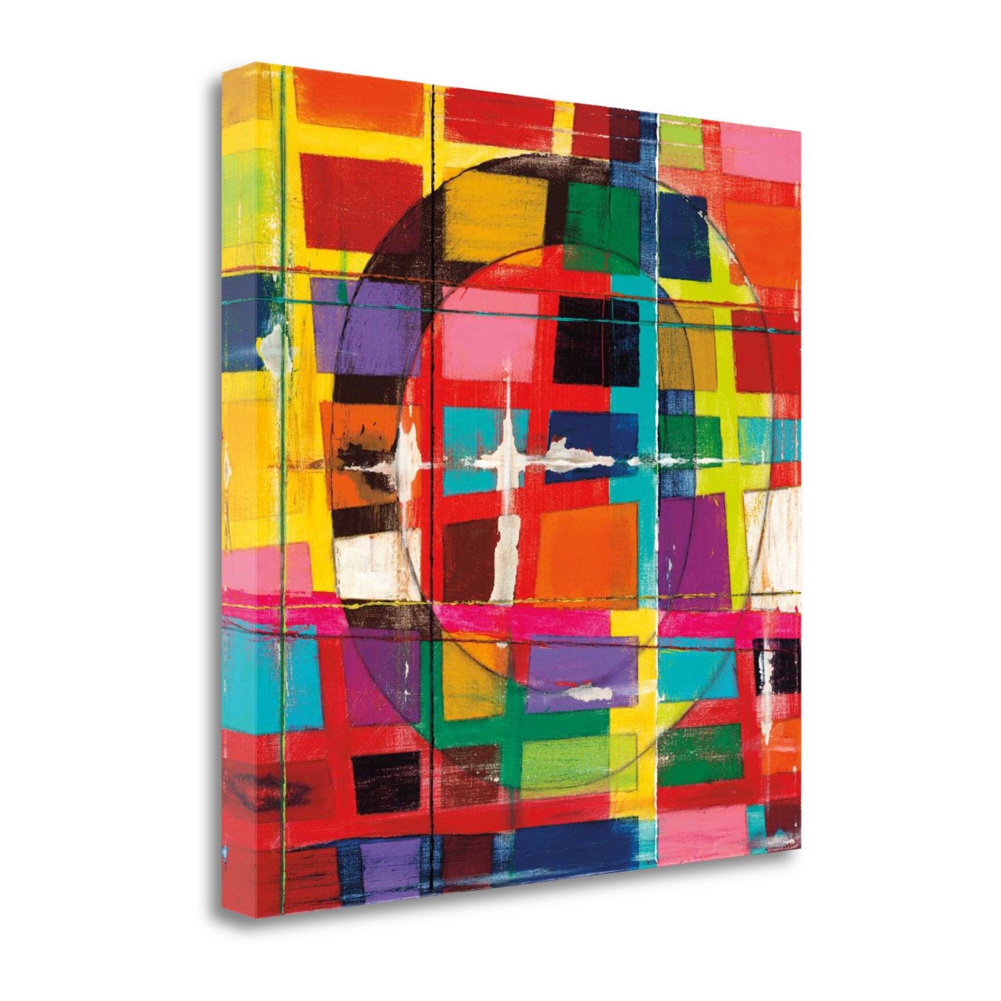 Tangletown Fine Art CA316318-2020C Lonely Record Dante Vida 20-in H x 20-in W Abstract Print on Canvas