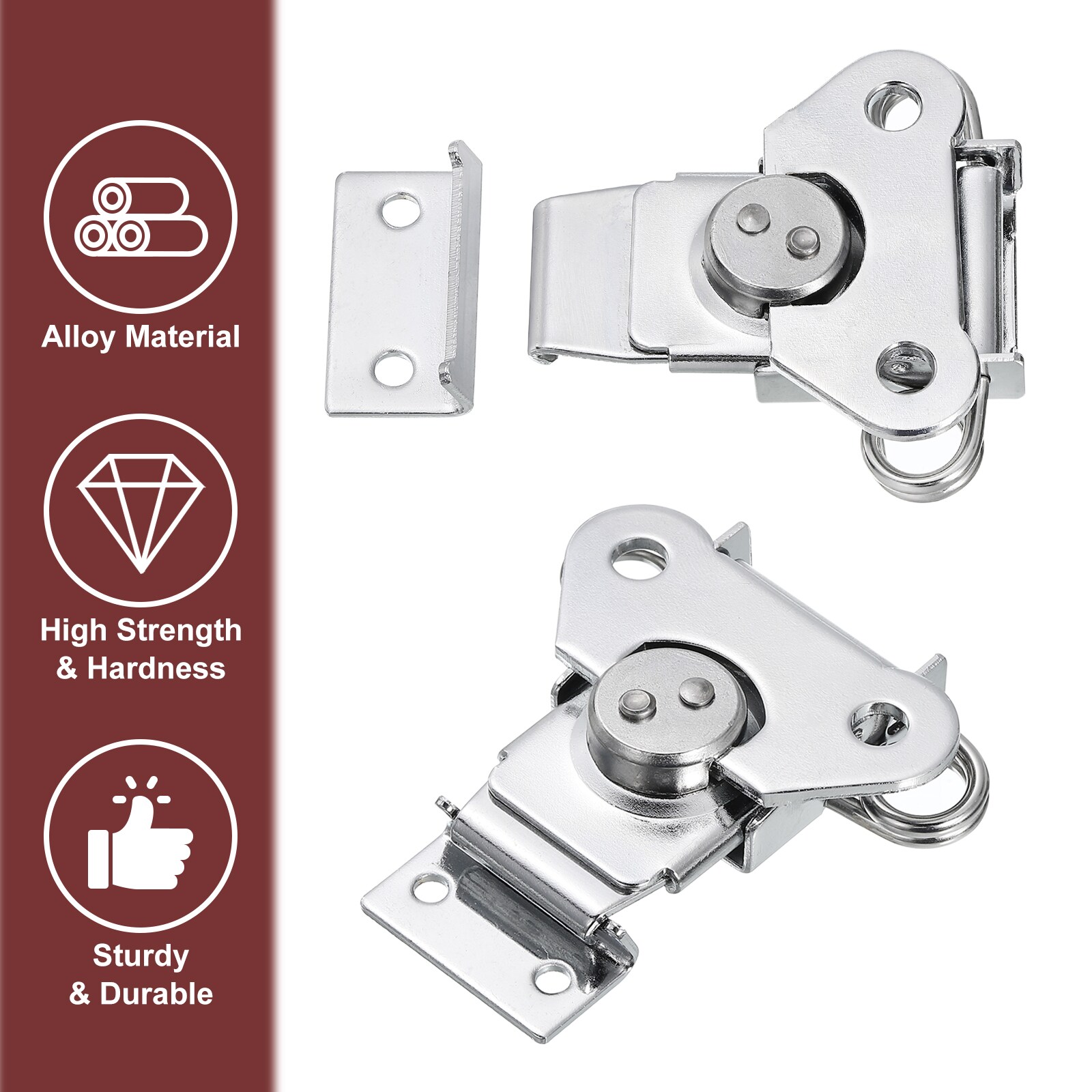 Unique Bargains S25093001UX7408 Cabinet-Latches - View #3
