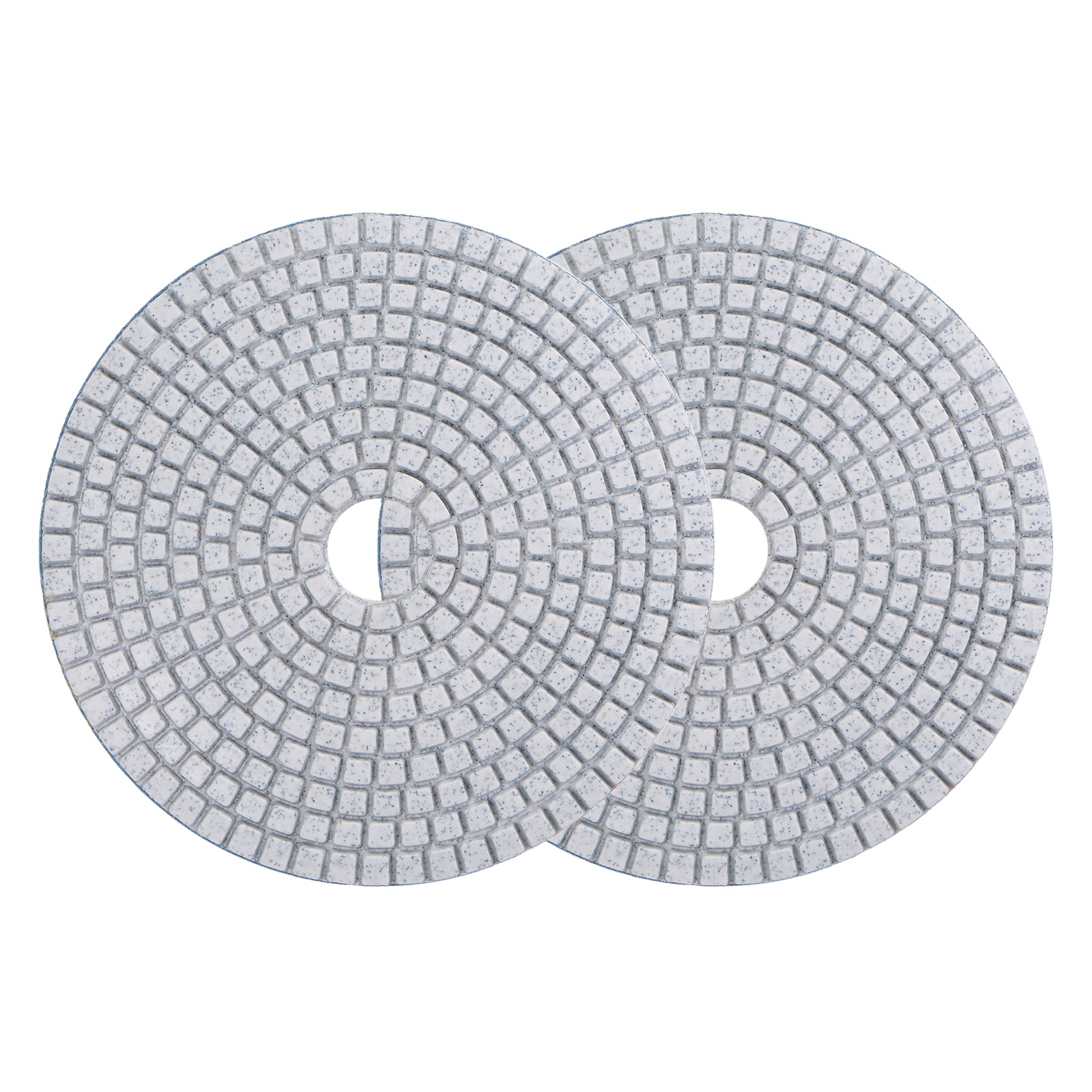 Unique Bargains Diamond Polishing Pad 5-Inch 30 Grits Wet/Dry Grinding for Stone Concrete Marble Countertop Floor 2pcs #S25072801UX0060