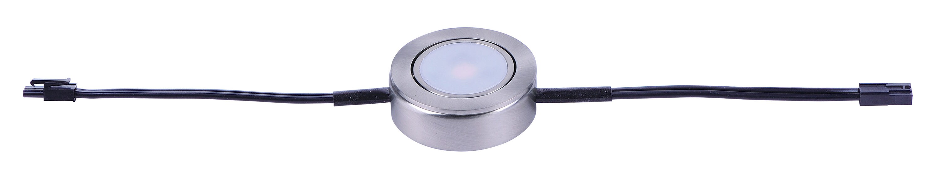 Maxim Lighting 53832SN CounterMax 2.75-in Plug-in LED Under Cabinet Puck Light