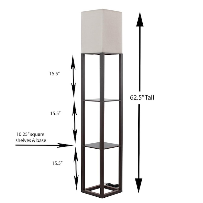 Shelf Floor Lamp In The Lamps, Threshold Floor Lamp With Shelves Assembly Pdf