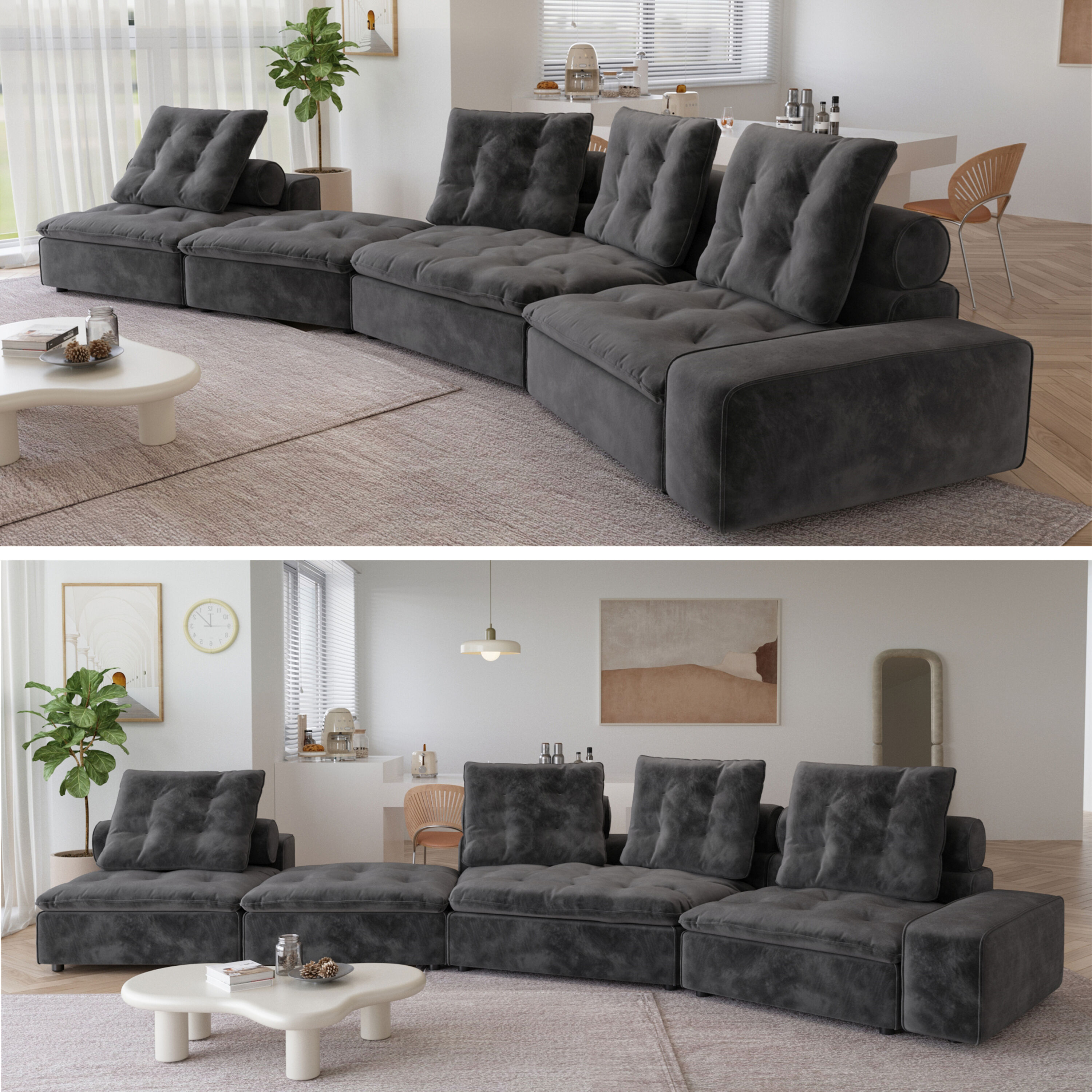 BuotiqHom DH-C1234-136GY Sofas-Loveseats - View #7
