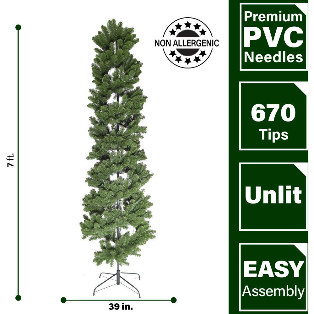 7 ft spiral christmas tree sales