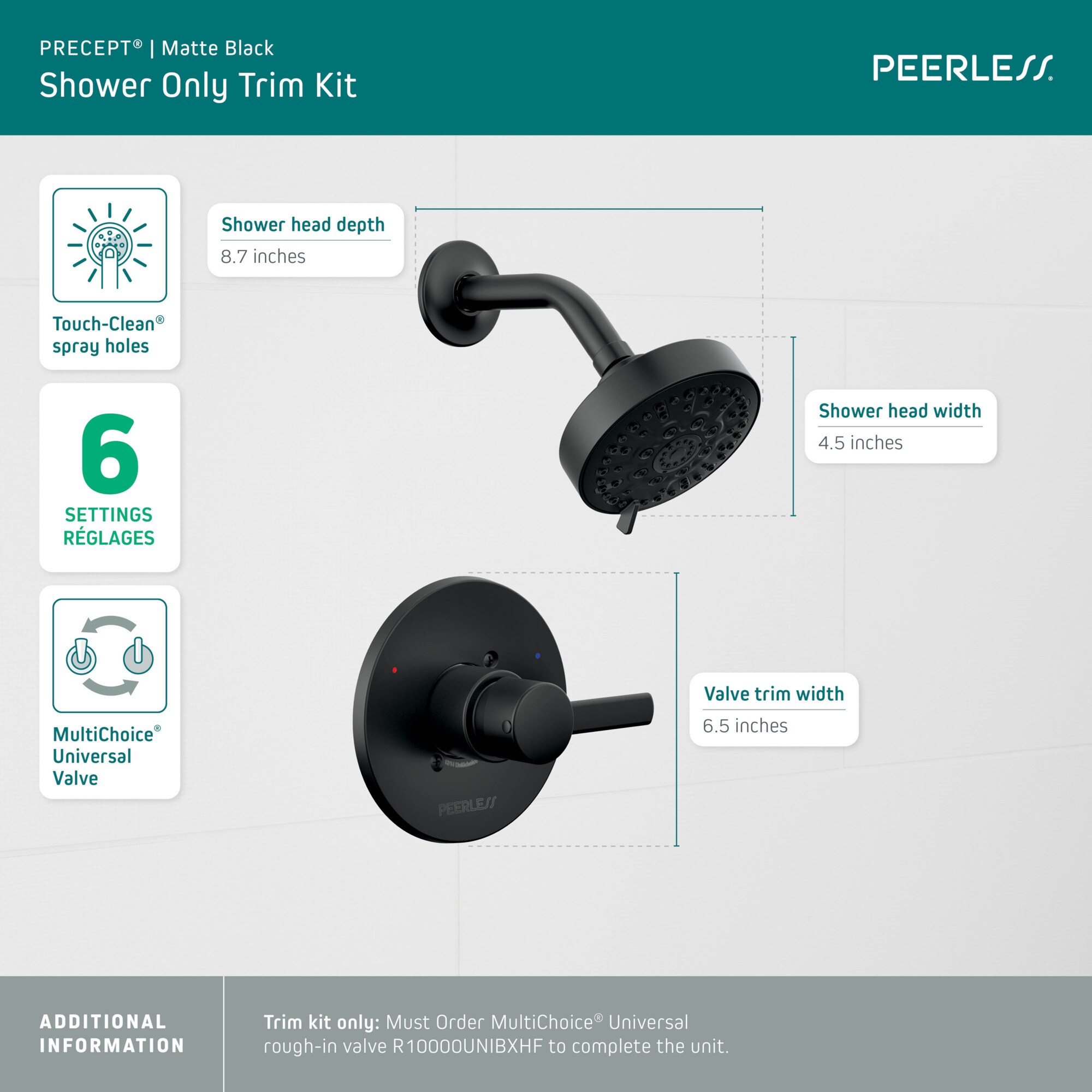 Peerless PTT188782-BL Tub-Shower-Faucets - View #4
