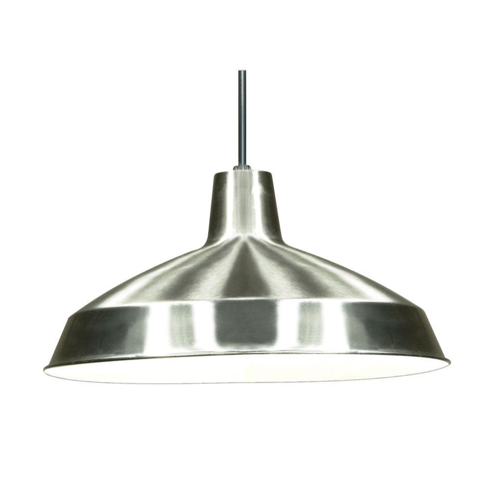 Brushed Nickel Transitional Drum Pendant Light in the Pendant Lighting ...