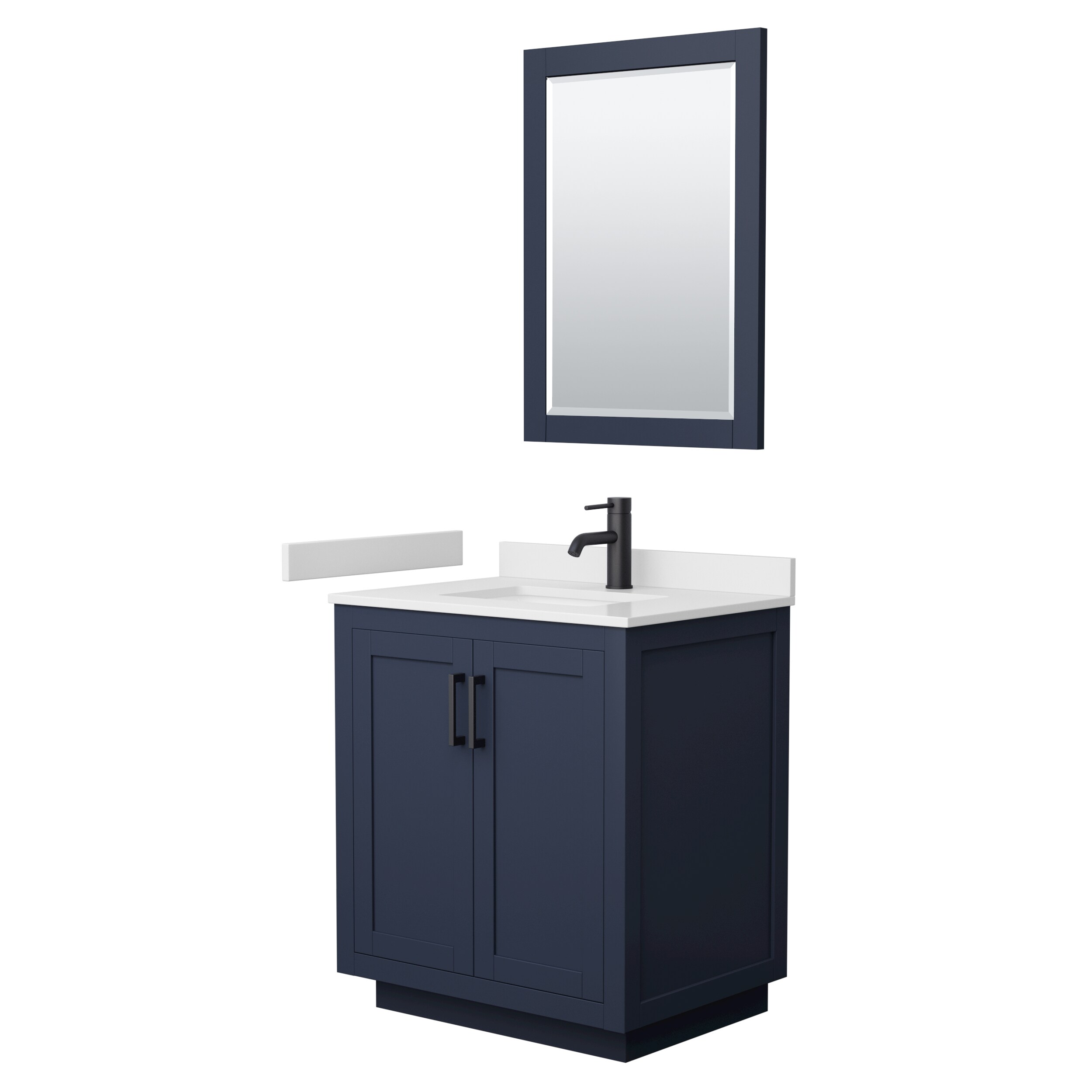 Wyndham Collection WCF292930SBBWCUNSM24 Bath-Vanity-Combo - View #2