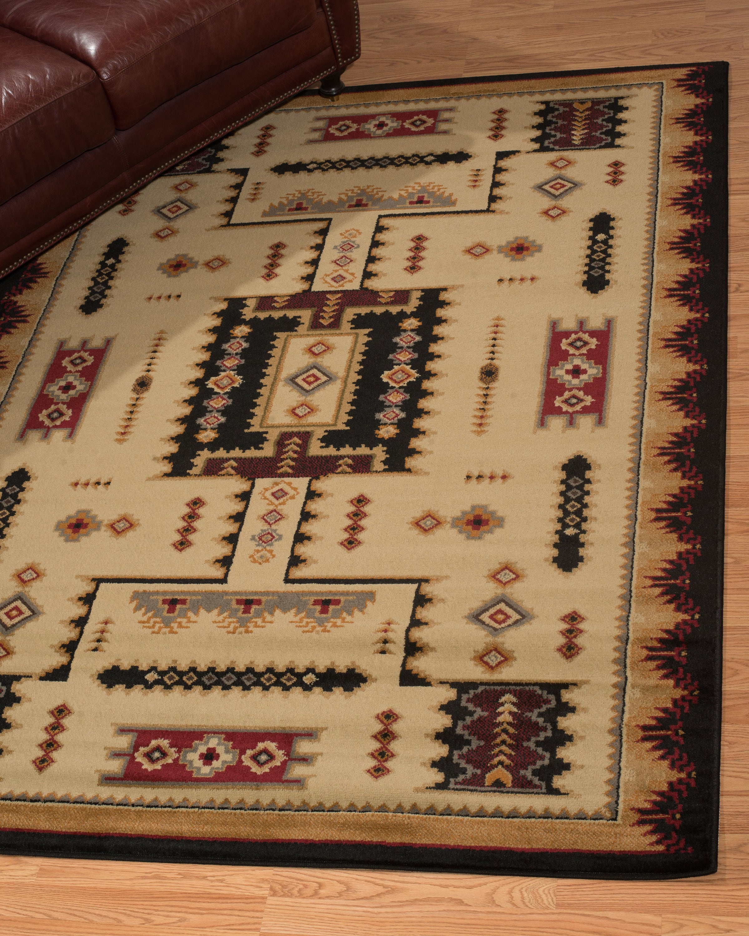 United Weavers Of America 750 01815 912 Affinity 8 x 11 (ft) Polypropylene Ivory Rectangular Indoor Area rug
