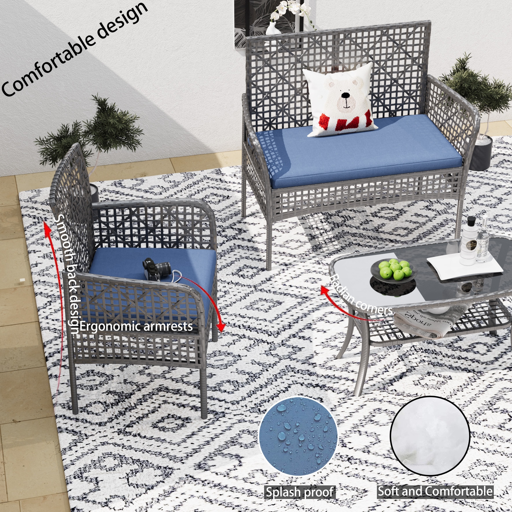 CESICIA QS-041 Patio-Chairs - View #4
