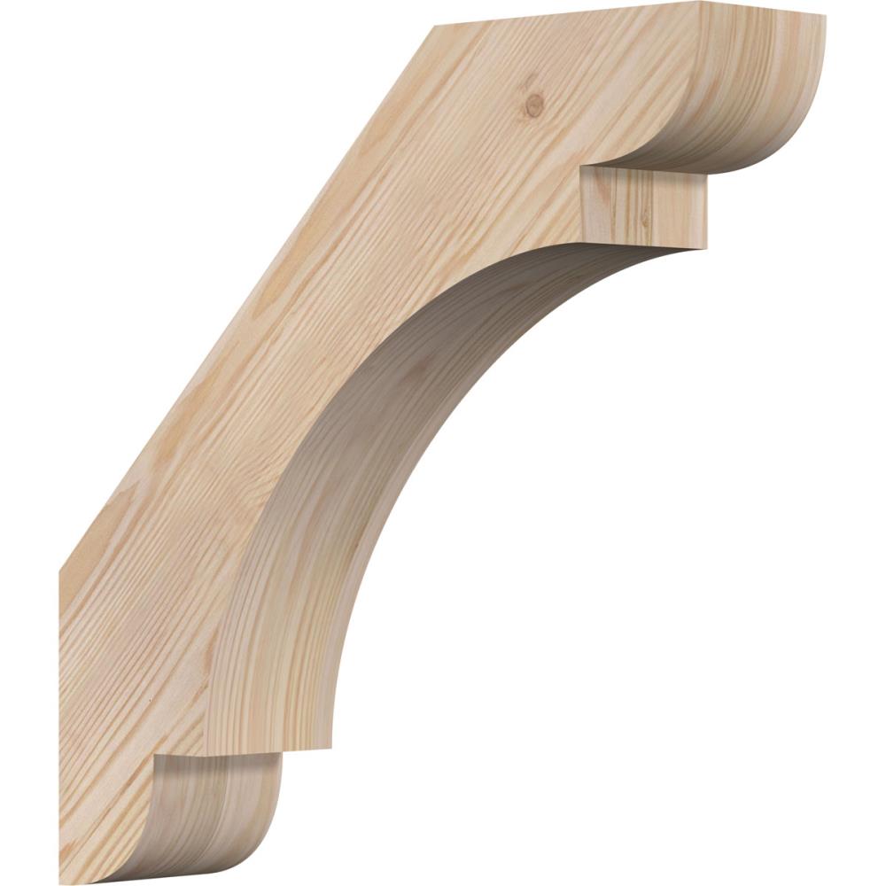 Ekena Millwork BRC04X16X16OLY00SDF 3-1/2-in x 16-in x 16-in Douglas Fir Wood Olympic Smooth Knee Brace
