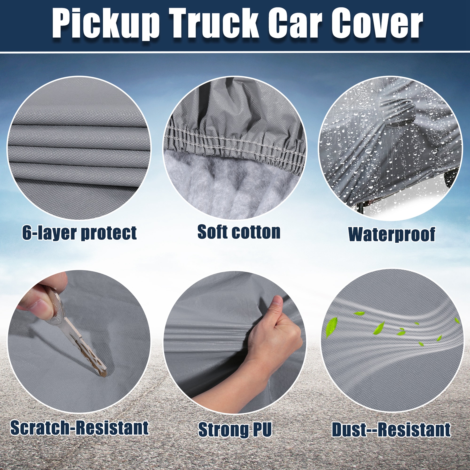 Unique Bargains S25112102UX0420 Universal-Car-Covers - View #6