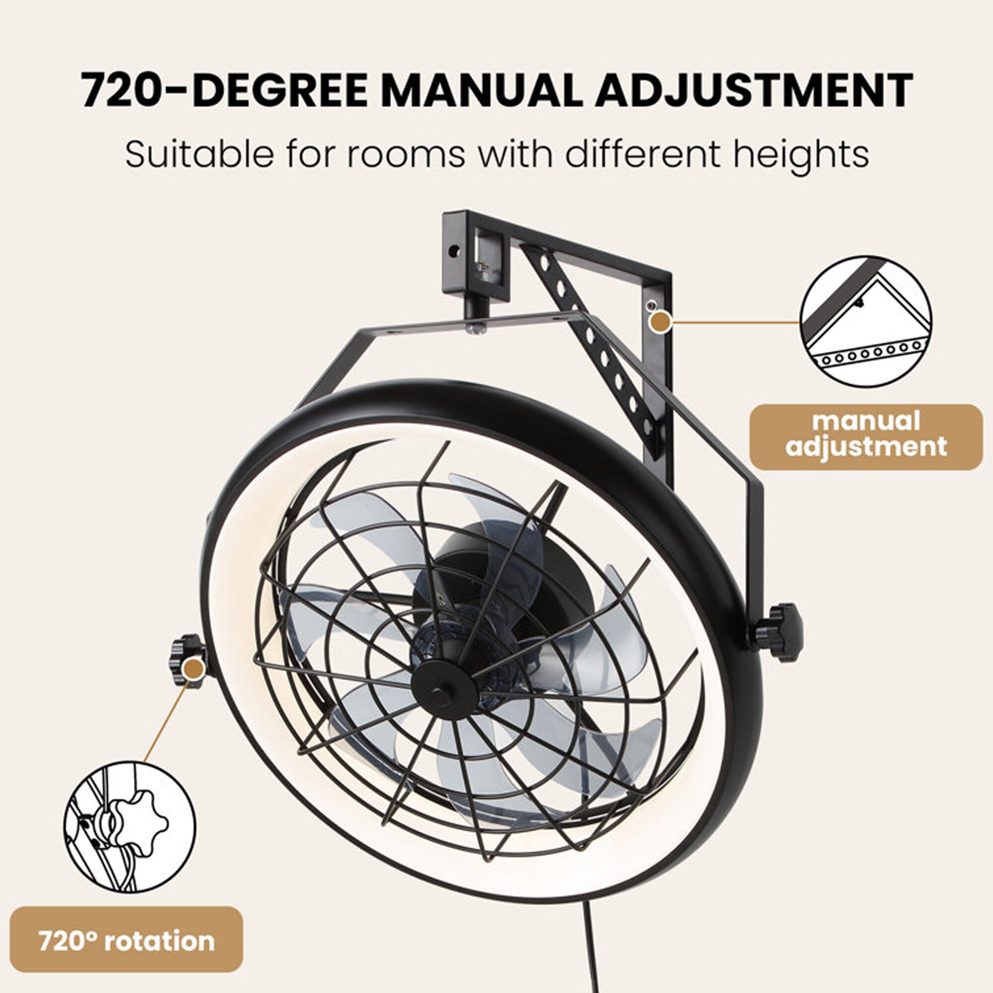 Antoine LSFD-07 Ceiling-Fans - View #2