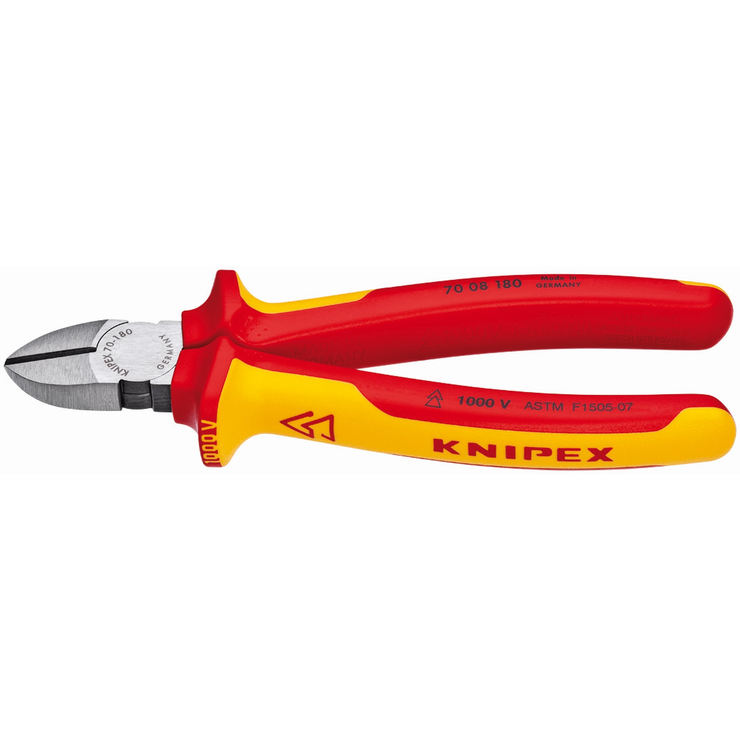 KNIPEX 70 08 180 SBA 7.25-Inches Cutting pliers