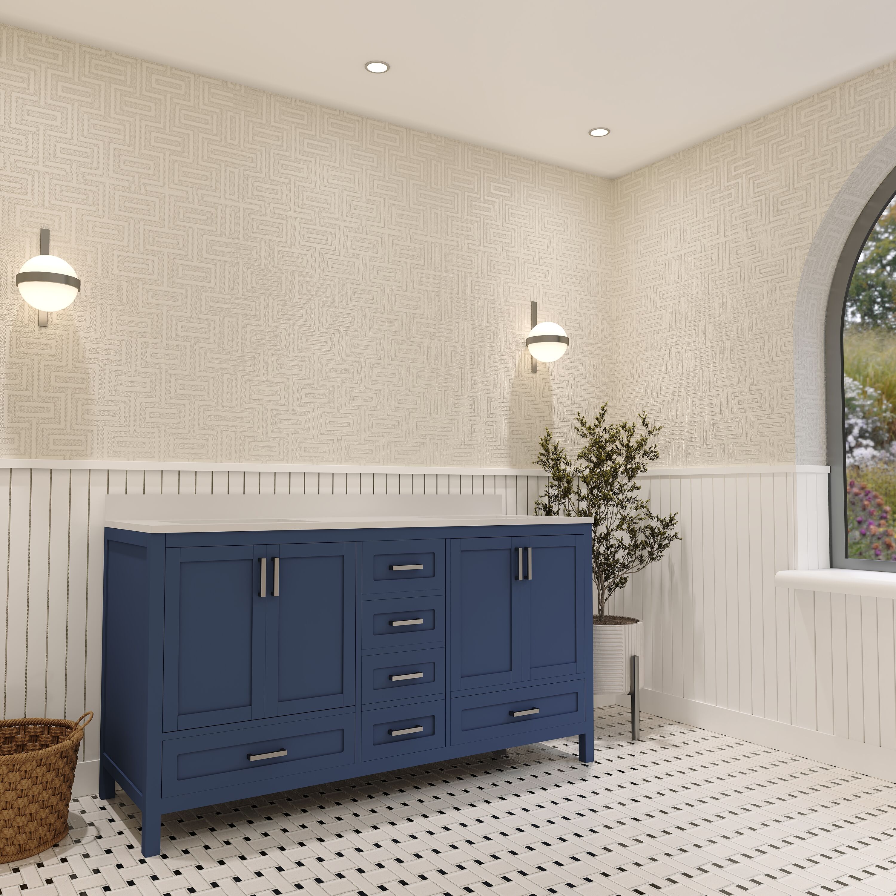 Ayna Decors AVR60NB3002 Bath-Vanity-Combo - View #2