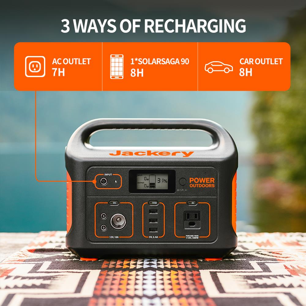 Jackery Jackery Solar Generator 550W Portable Power Station and Solar ...