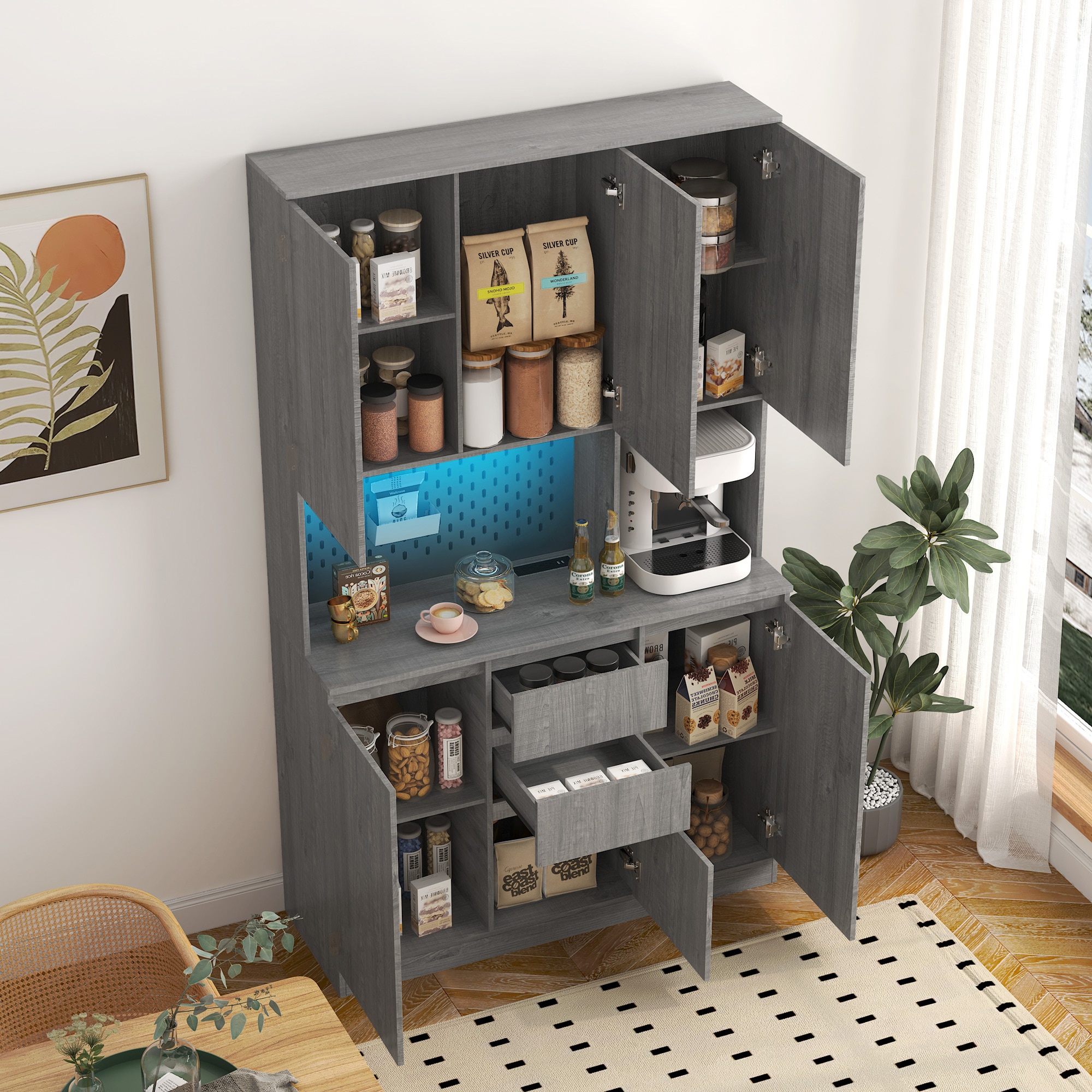 SINOFURN SYA330186WT Dining-Kitchen-Storarge - View #5
