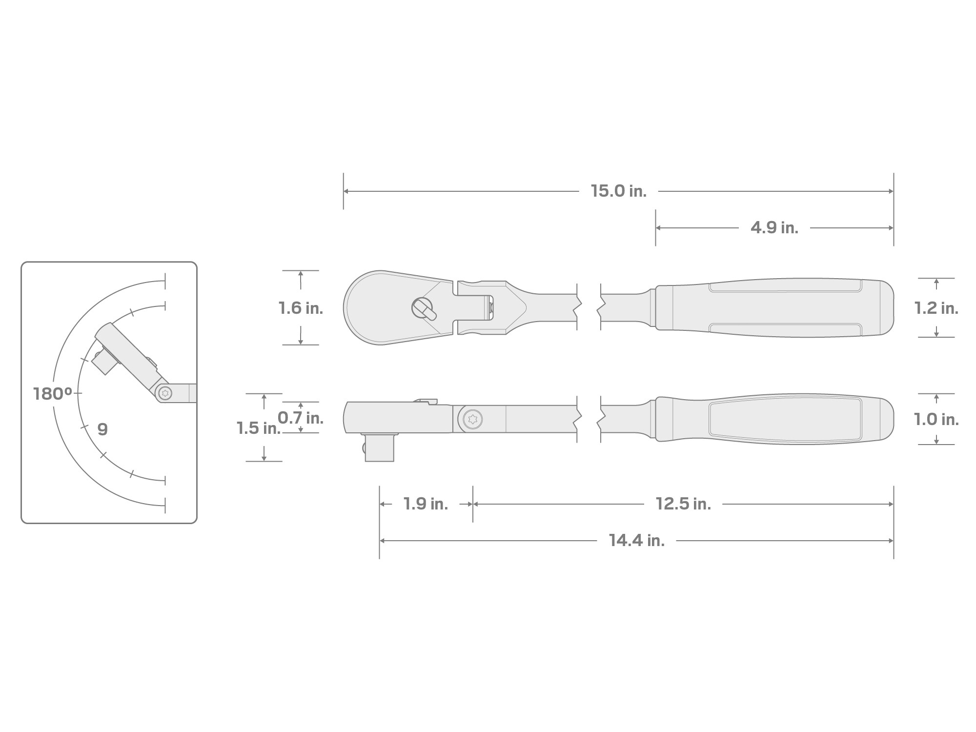 TEKTON SRH22214 ratchets - View #6
