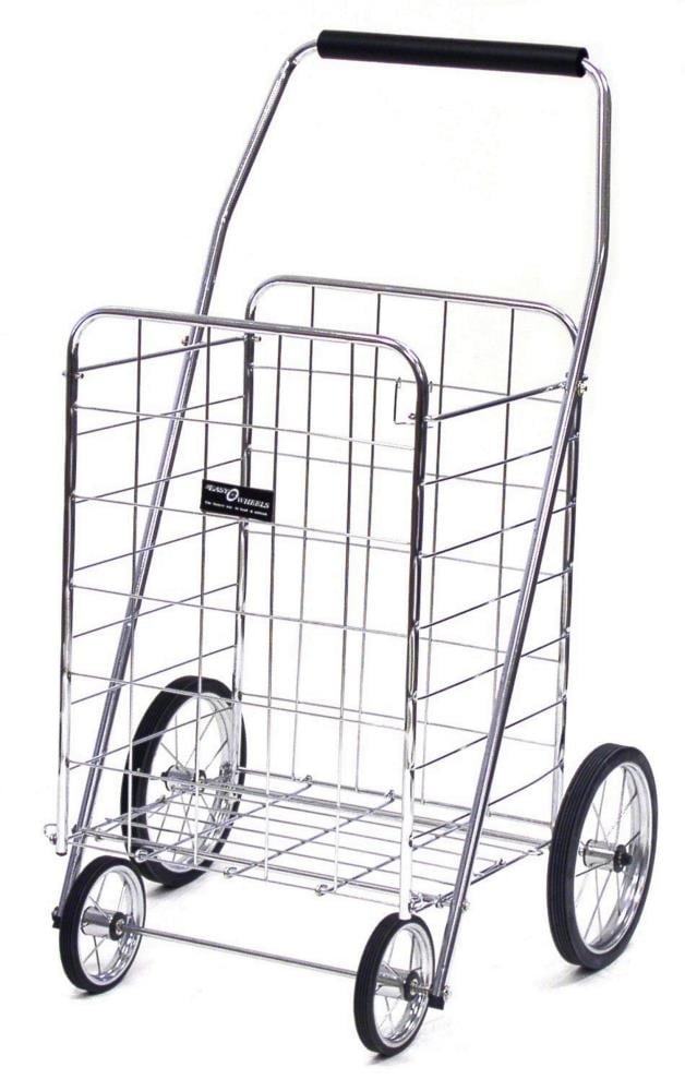 Easy Wheels Collapsible Steel Shopping Cart at