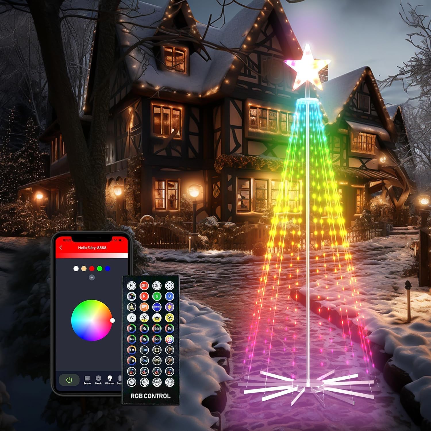 Avacube ABSL6109 Artificial-Christmas-Trees - View #2
