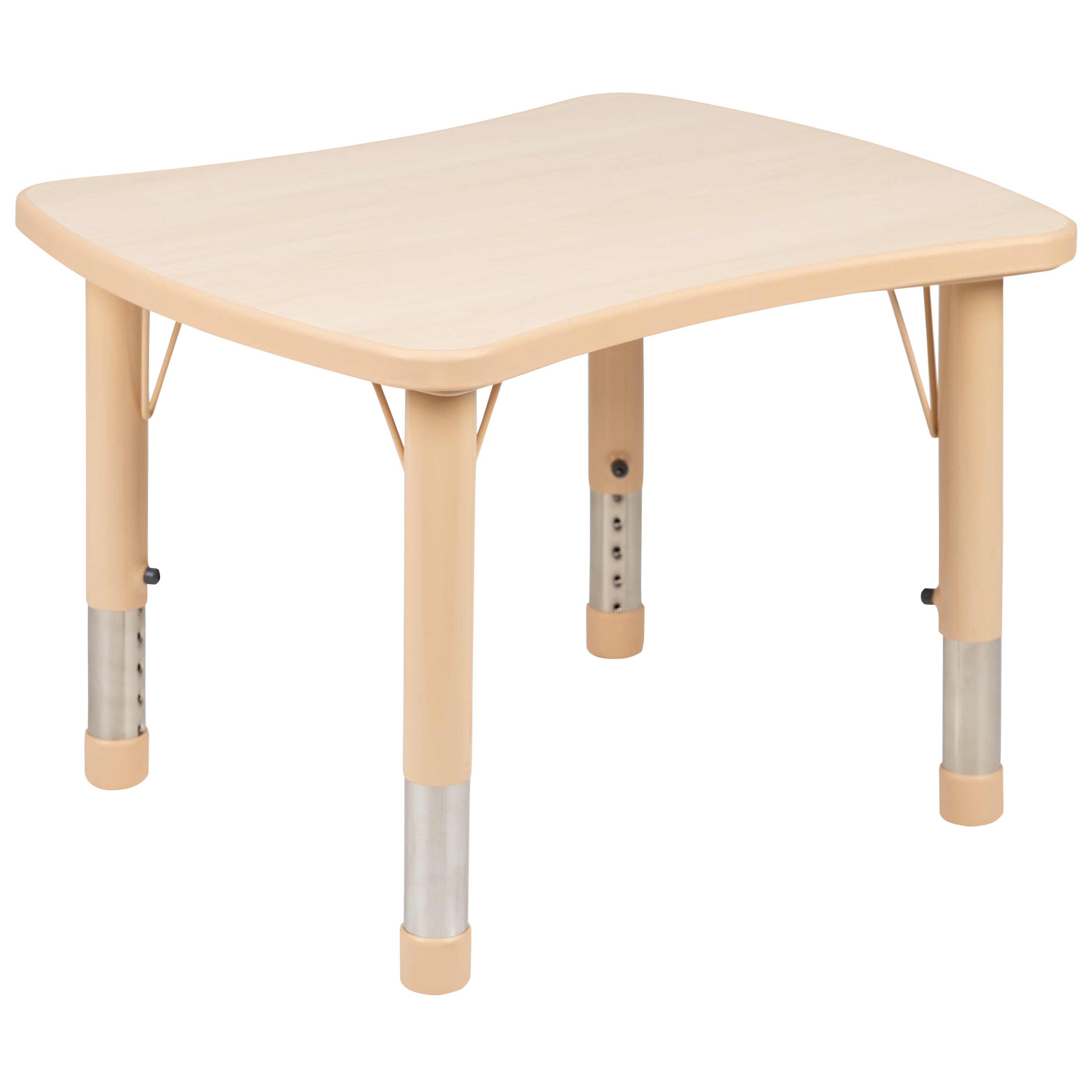 Flash Furniture 889142537113 Natural Rectangular Kid's Play Table