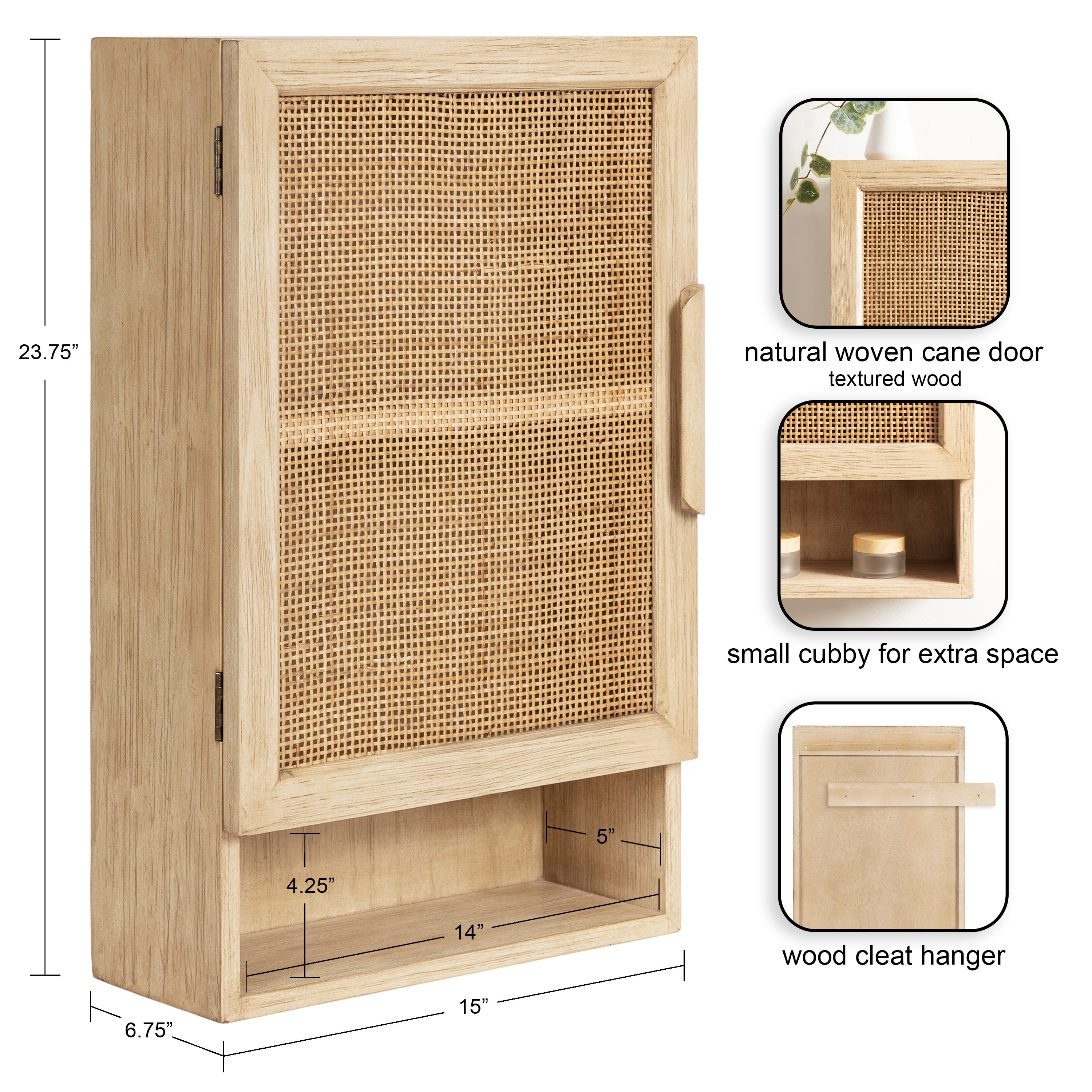 Kate and Laurel 225699 Wall-Mounted-Shelving - View #2