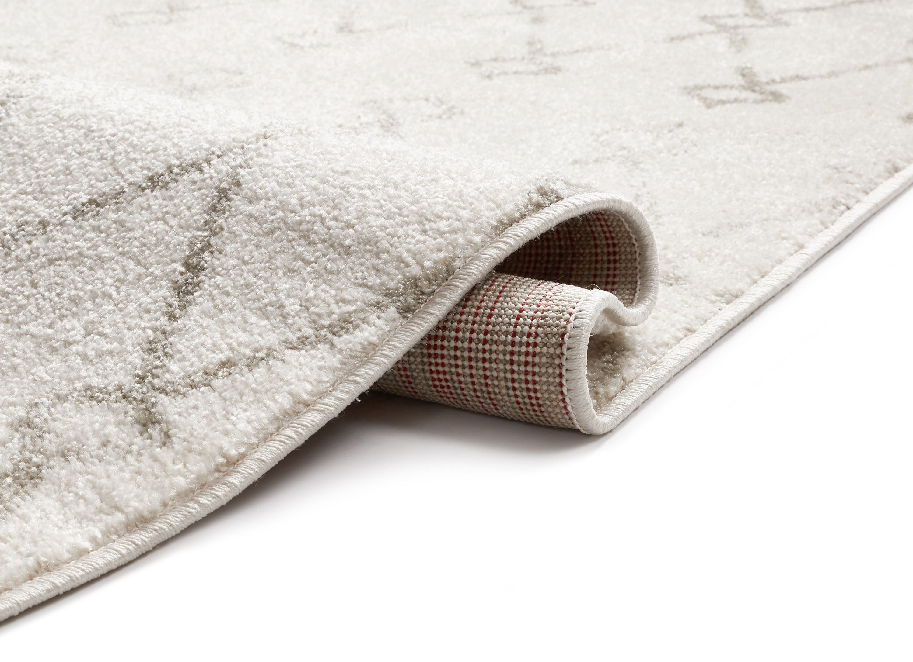 Serenity Passione Ivory Geometric 3'11" x 5'3" Synthetic Area Rug