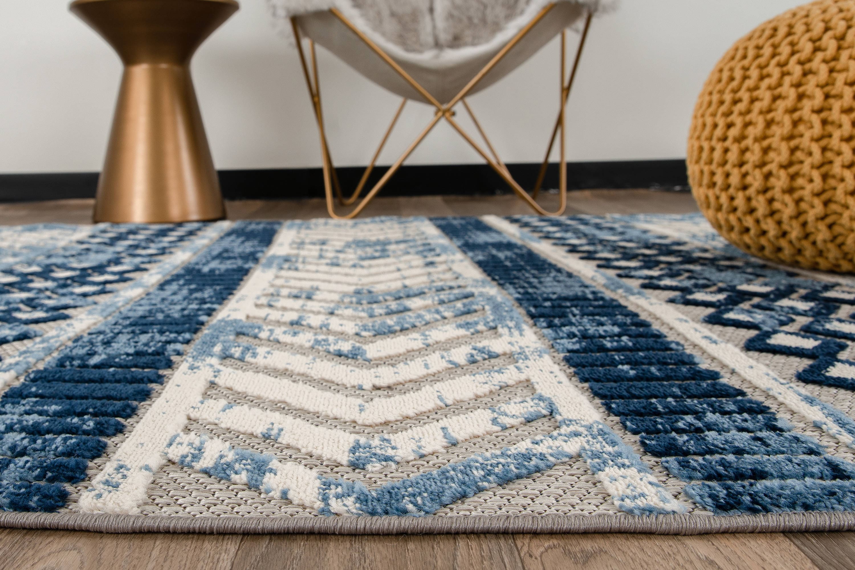 World Rug Gallery 8019NAVY5X7 rugs - View #6