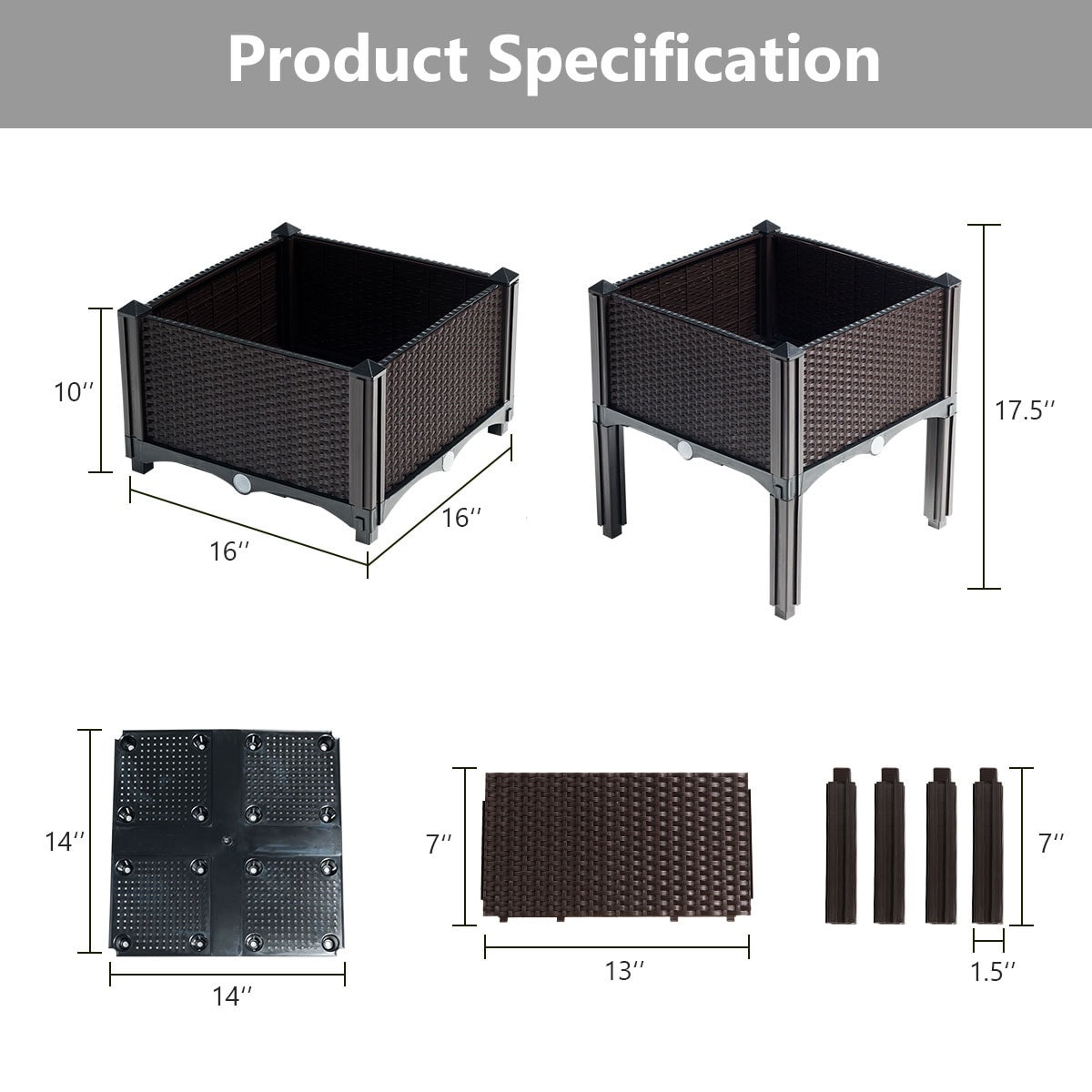 Costway OP70301 Plant-Stand - View #2